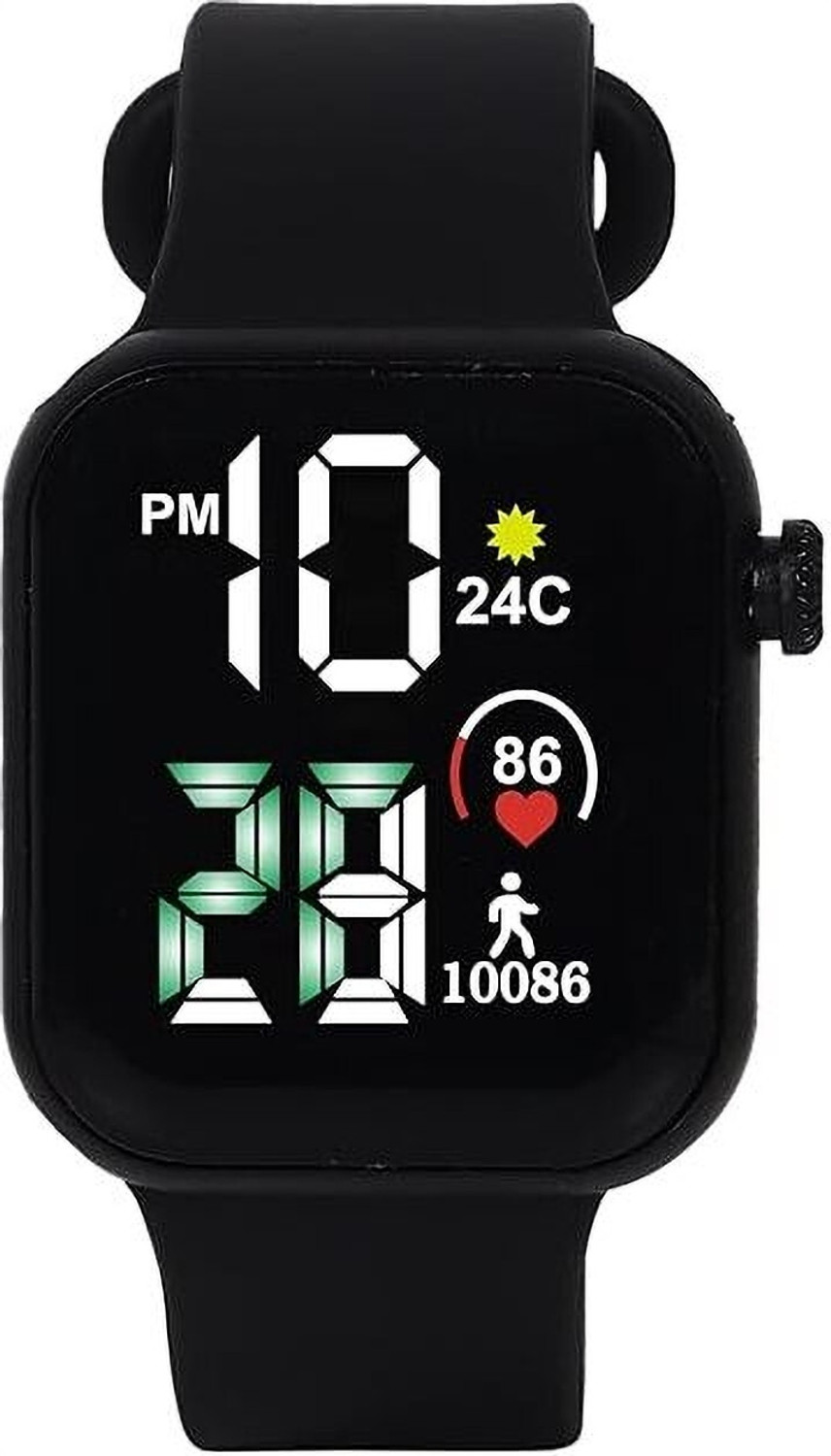 Image of MVS Digital Kid's watch| Date & Month Display Digital Watch - For Boys & Girls LED Digital Watch