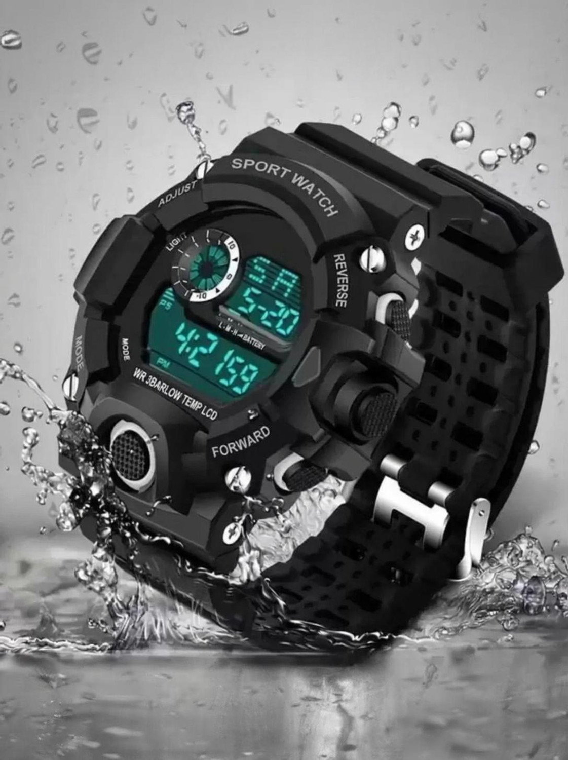Image of SKMEI Black Dial Sporty Look Analog-Digital Watch - For Boys MK 1117 GREY New Design Alarm and Date Window