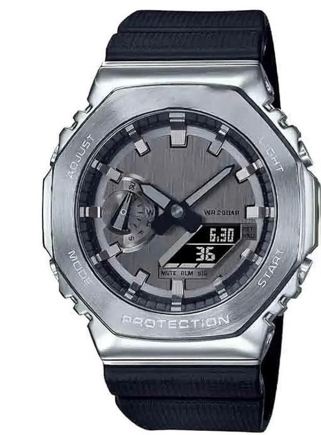 Image of paltinum Elegant Women's Designer Watch with Grey Stylish Dial Analog-Digital Watch - For Men Premium Shock-Resistant Analog Digital Men's Sport Watch with Steel Bezel Design