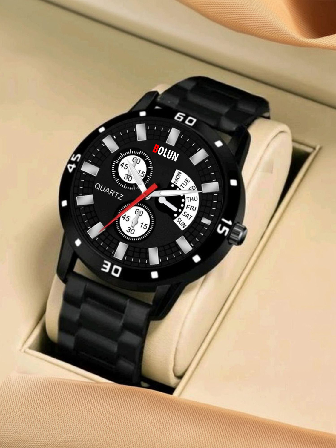 Image of FOGG Big Dial Analog Watch - For Men 1220-Brown