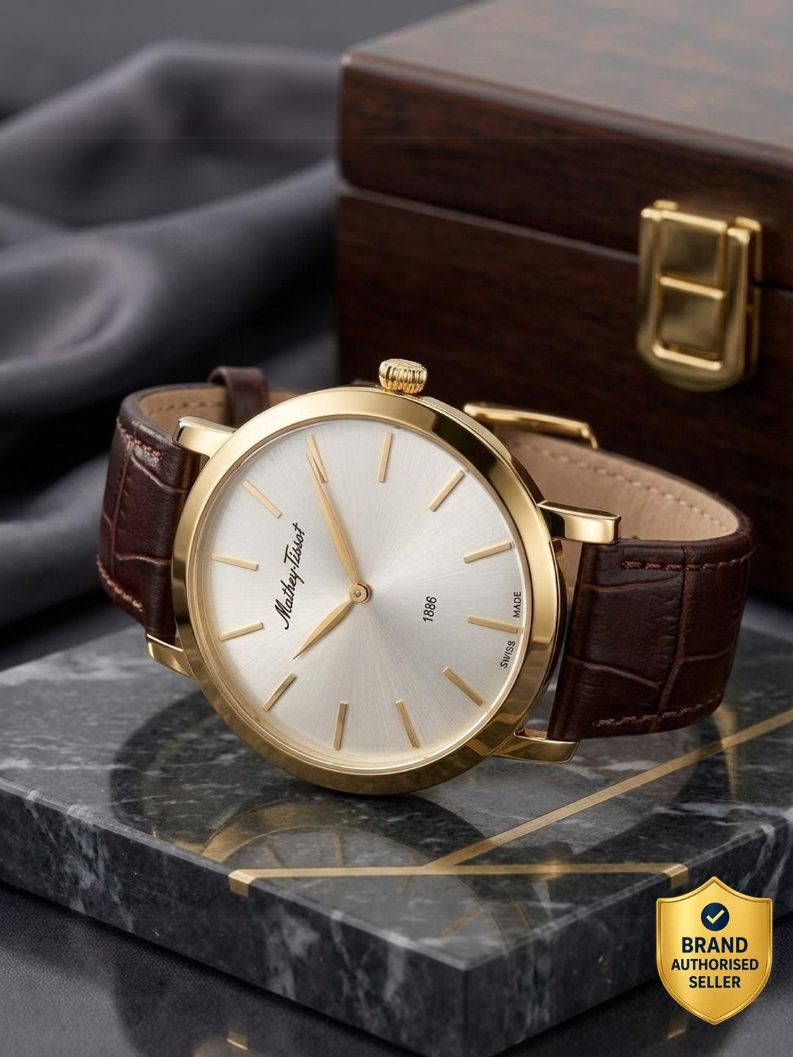 Mathey-Tissot Swiss Made Silver Dial Classic Analog Watch - For Men - Buy Mathey-Tissot Swiss Made Silver Dial Classic Analog Watch - For deal on Flipkart