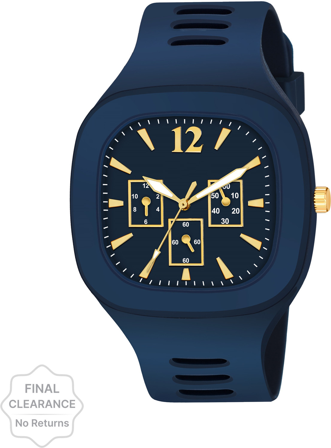 hala An Analog Watch With Square LED Analog Watch – For Boys & Girls