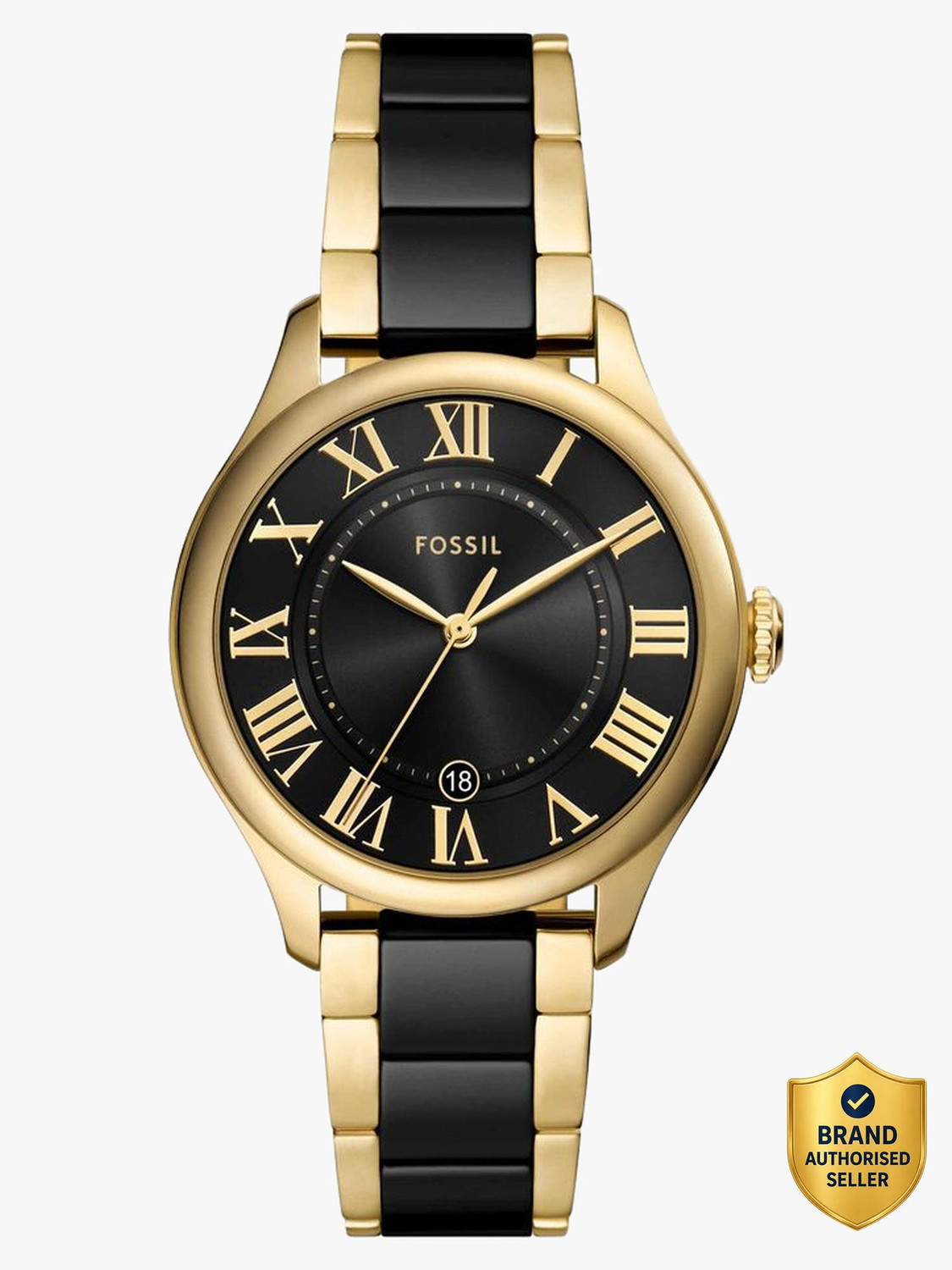 Image of GUESS Tri Bellini Champagne Round Dial Analog Watch - For Women GW0914L2