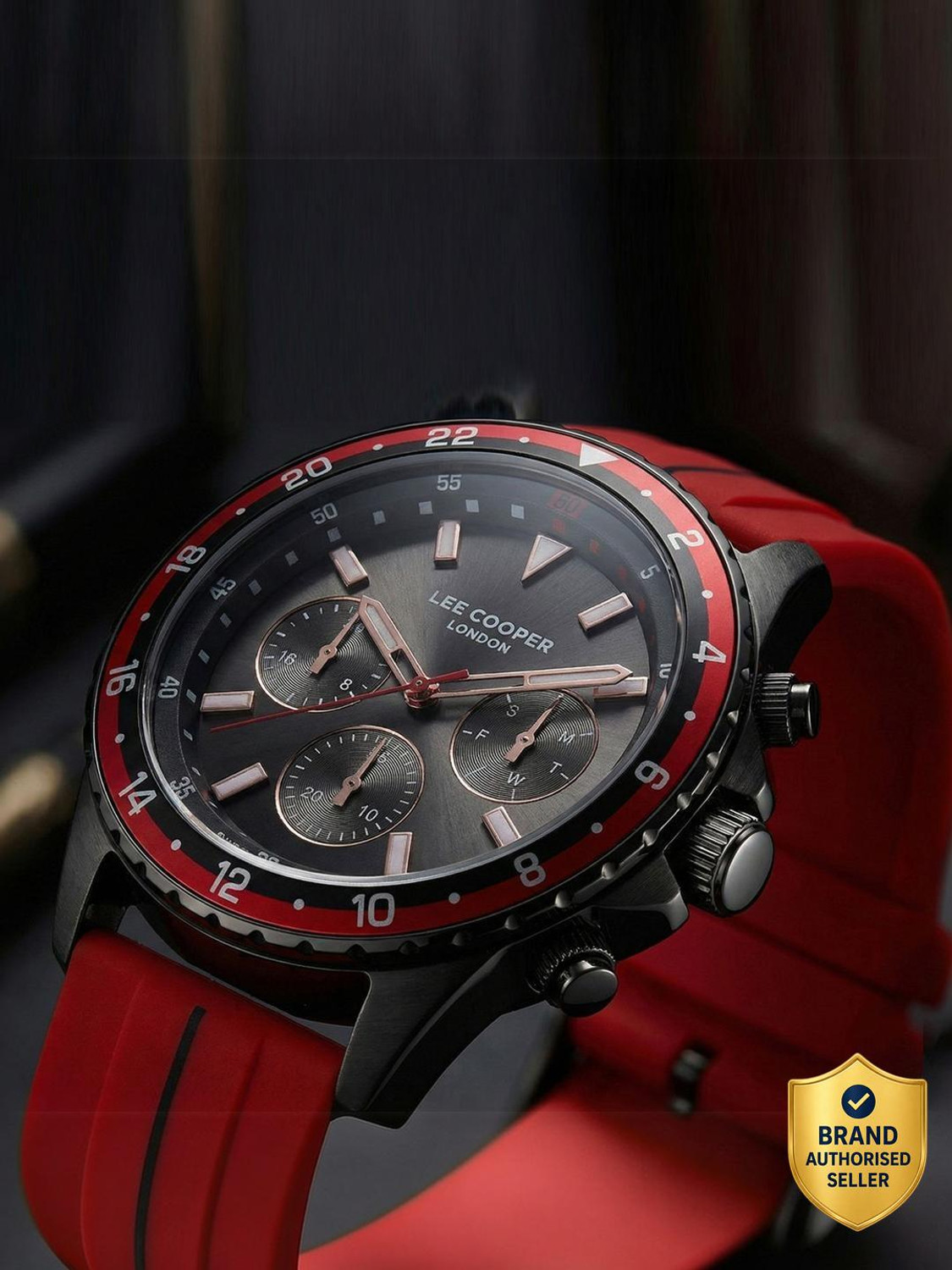LEE COOPER Multifunction Sunray Dial Analog Watch LC07210.068 - Image 1