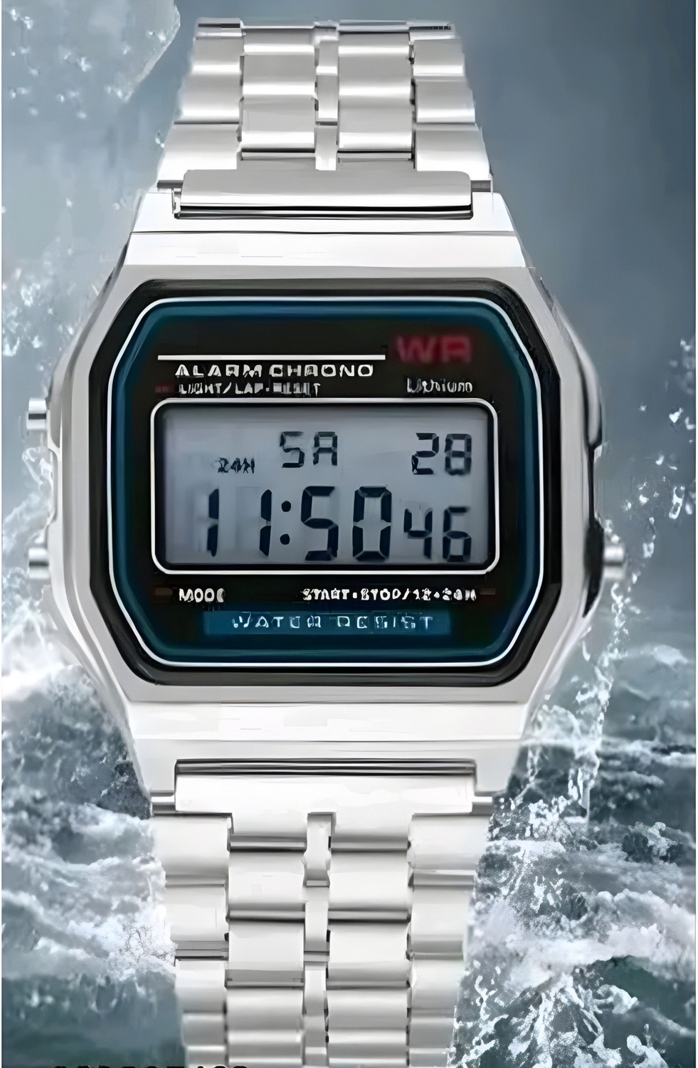 Image of KHANDERAYA Digital Watch - For Men & Women Flip-SilverWRgasio-TK010