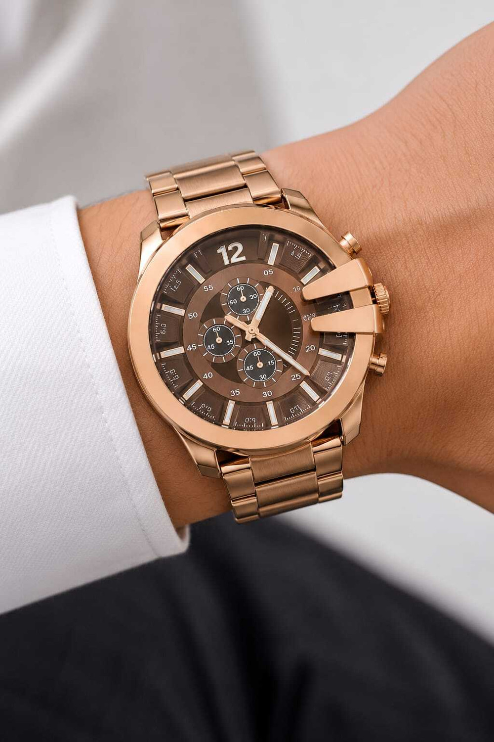 Image of GLOWVITY Analog Watch - For Men ELEGANT BROWN DIAL ANALOG WATCH FOR MEN-08