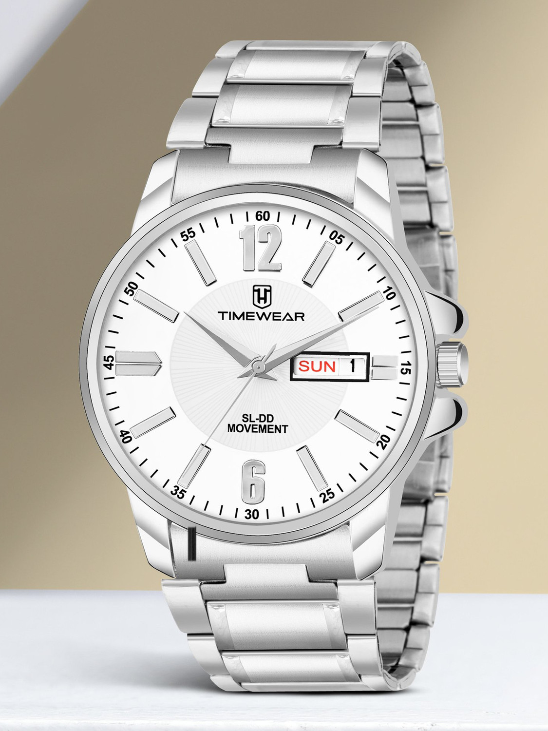 TIMEWEAR 324WDTG White Dial Men's Watch - Image 1