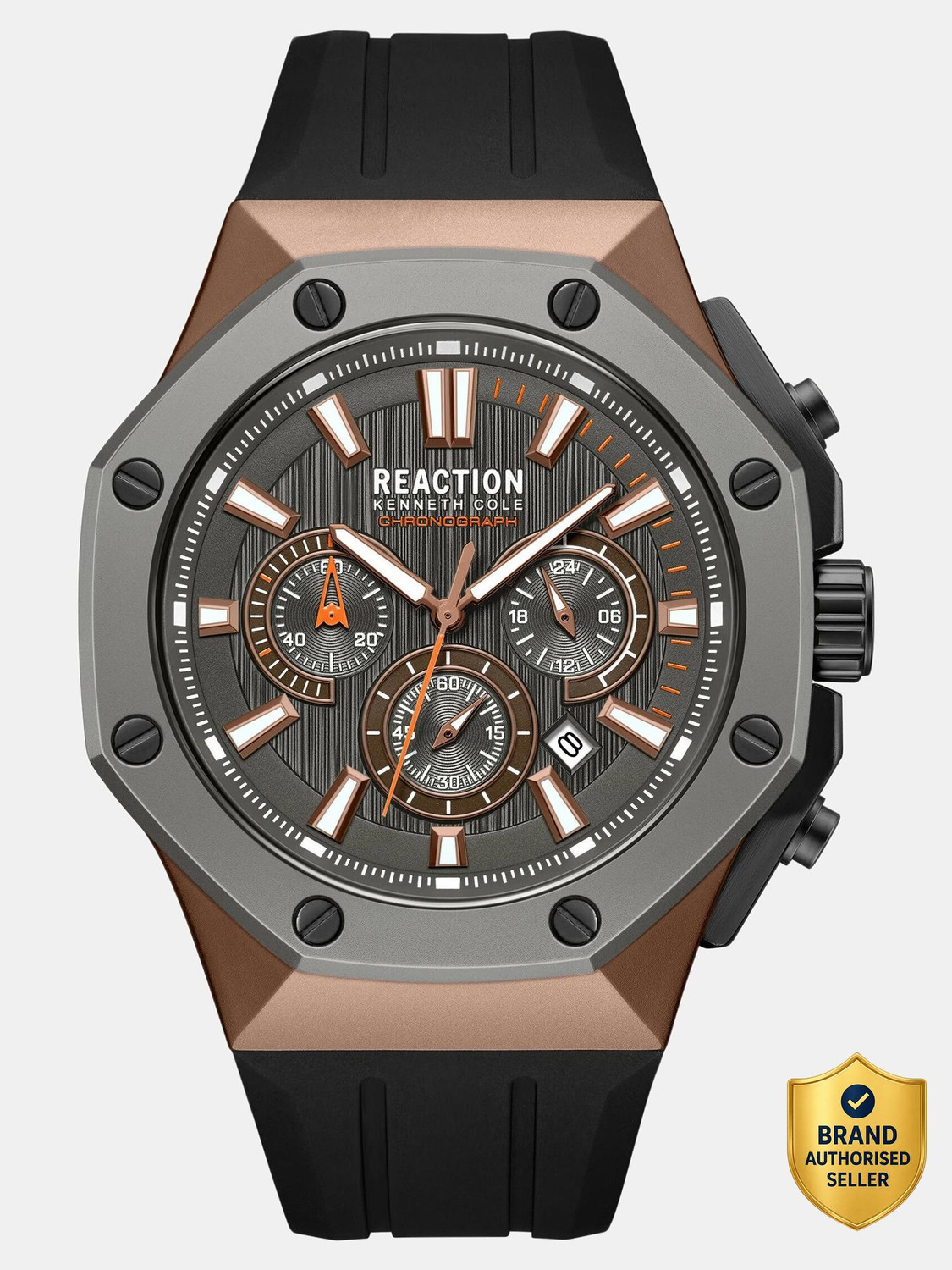 Image of Kenneth Cole Reaction Digi-Analog Men's Green Dial Watch Analog-Digital Watch - For Men KRWGP0069106