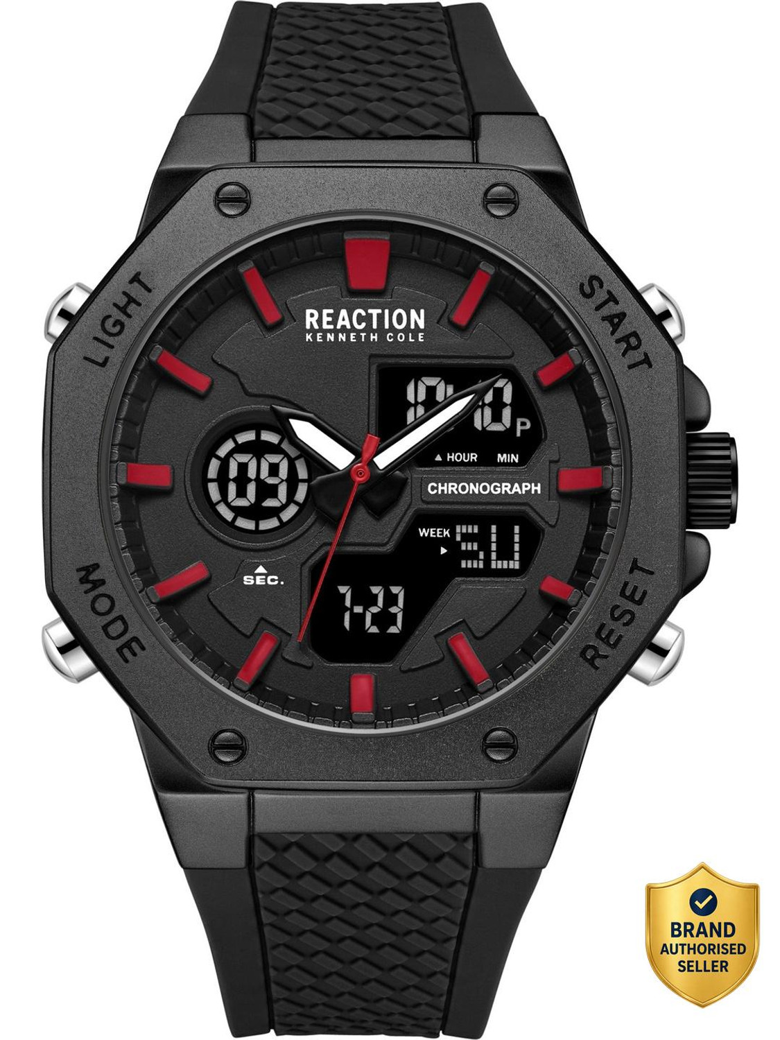 Image of Kenneth Cole Reaction Analog-Digital Watch - For Men KRWGK2192506