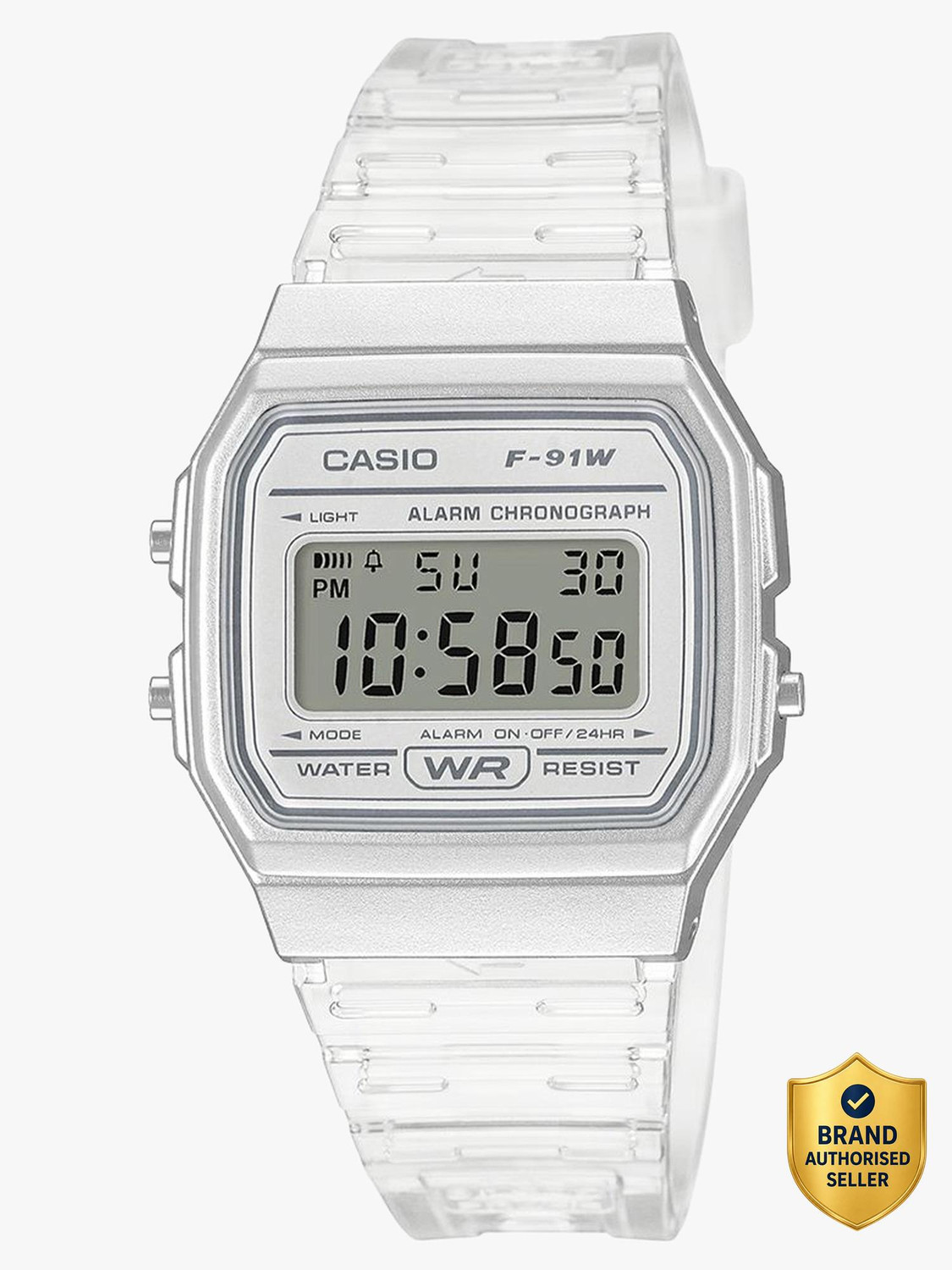 Casio F-91WS-7DF Digital Resin Watch - Image 1