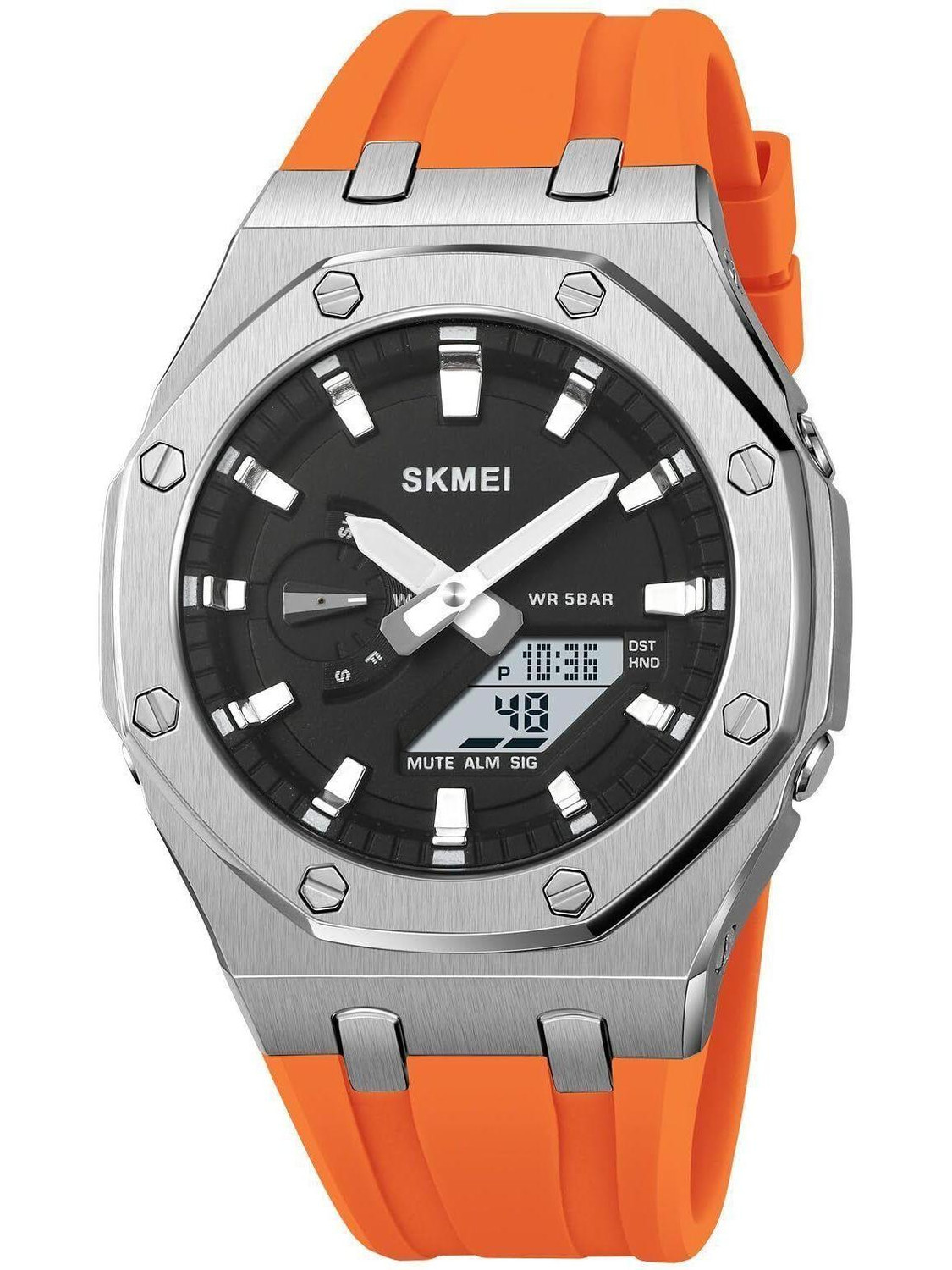 Image of Kenneth Cole Reaction Digi-Analog Men's Green Dial Watch Analog-Digital Watch - For Men KRWGP0069106