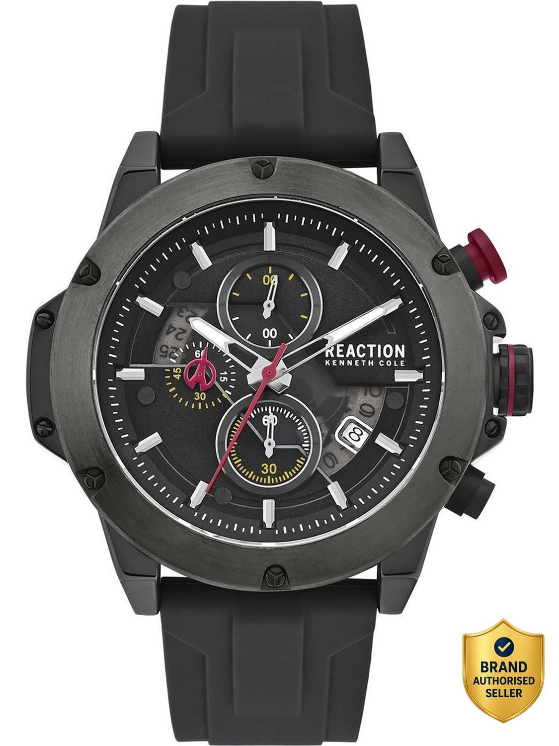 Kenneth Cole Reaction Chronograph Black Dial Watch - Image 6