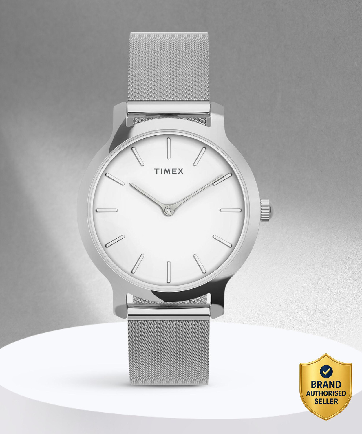TIMEX Transcend 31mm White Dial Analog Watch - Image 1