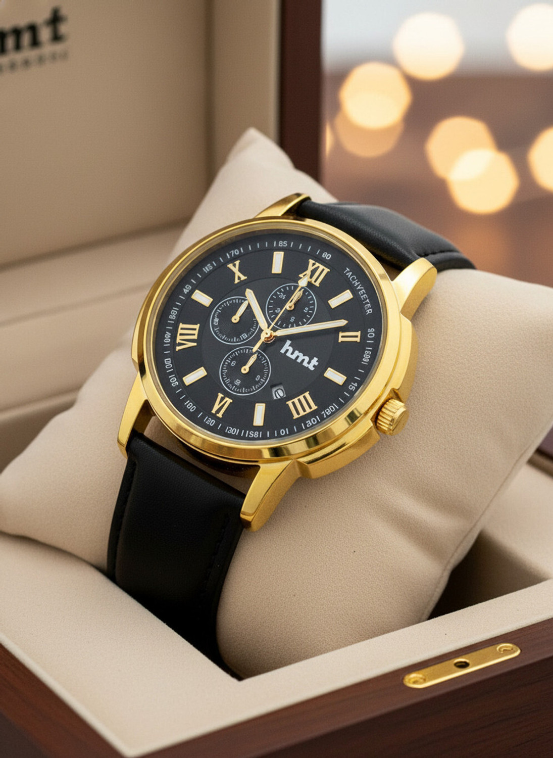 Image of hmt QUARTZ Plain Square Original Silver Plated For Boys Analog Watch - For Men 440 Silver Dial 2 Tone Chain