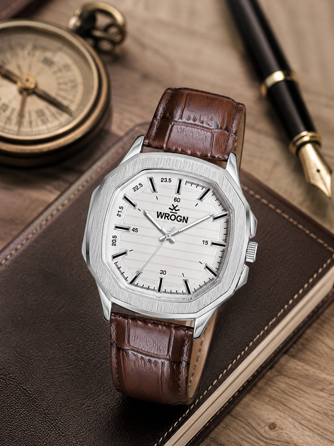Image of WROGN Analog Watch - For Men HOBWRG0610-WH