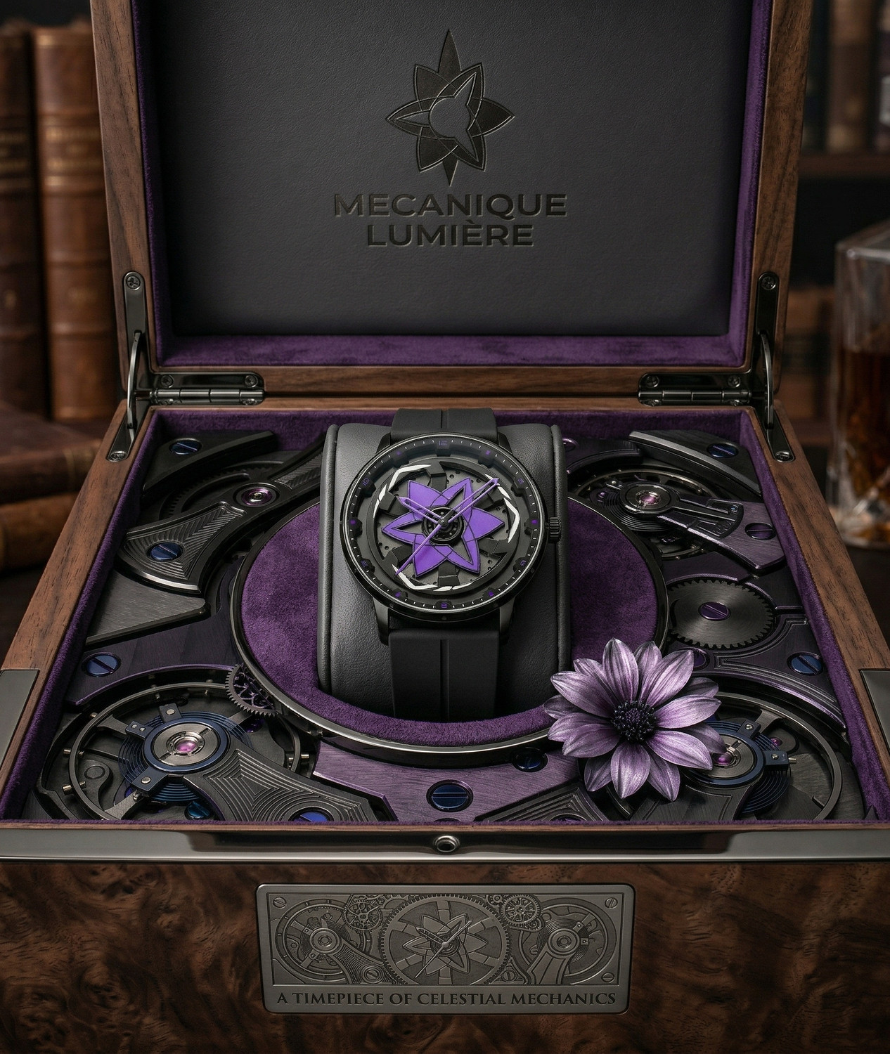 Image of spinner Analog Watch - For Men Aura Full Black Watch