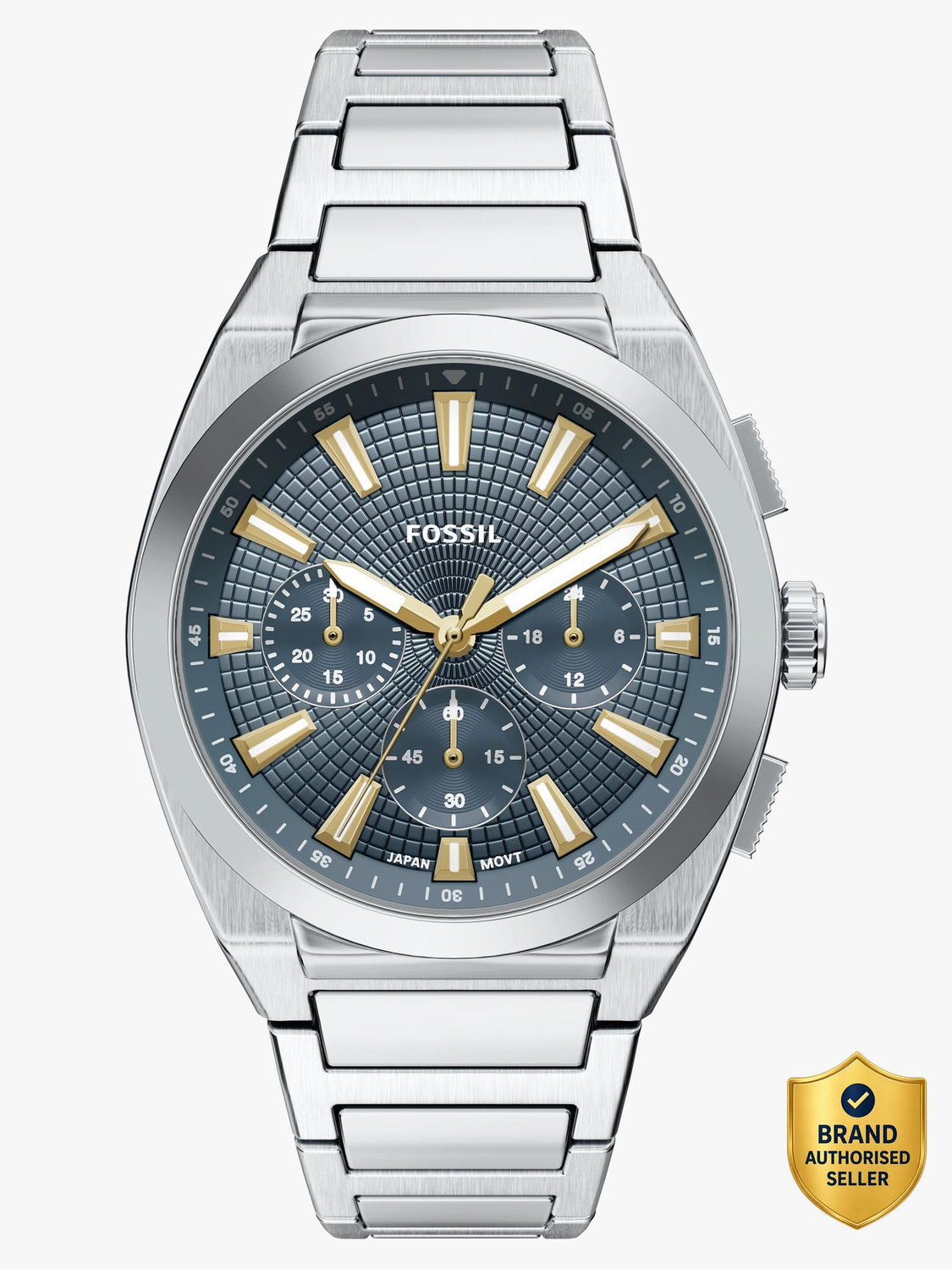 Image of Titan Phoenix Automatic Blue Dial Blue Leather Strap Analog Watch - For Men 90223QL01