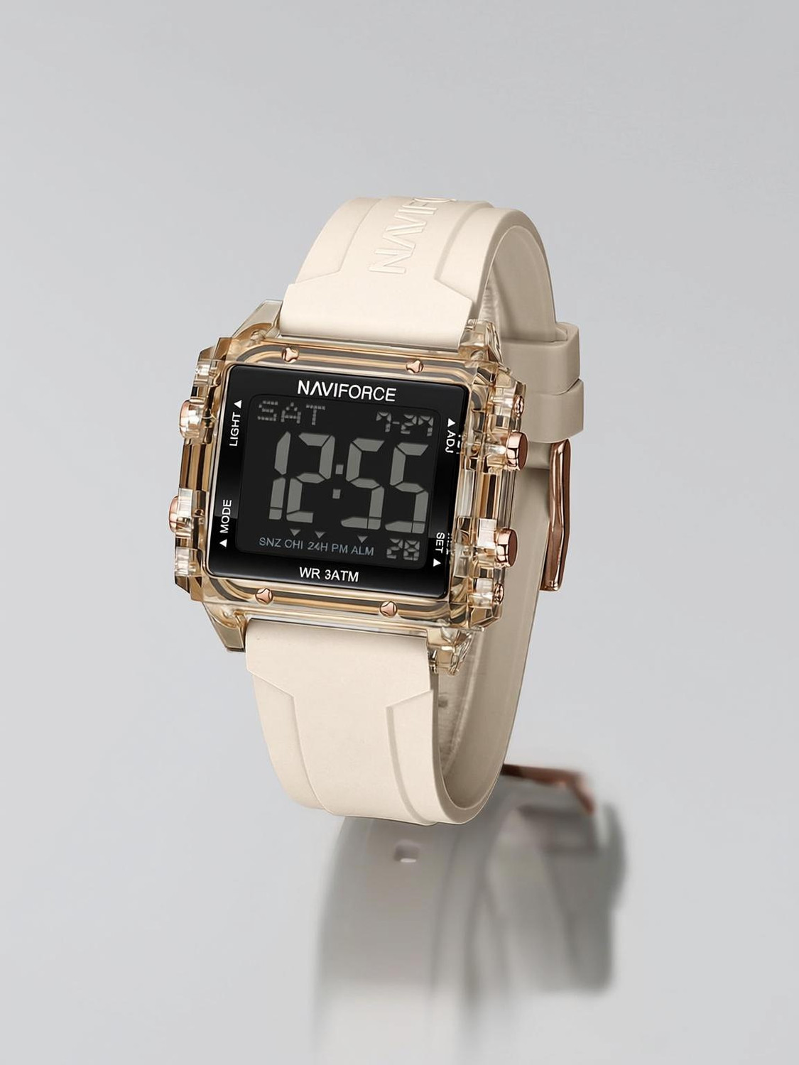 Image of NAVIFORCE Digital Watch - For Women NF5063T Digital Retro