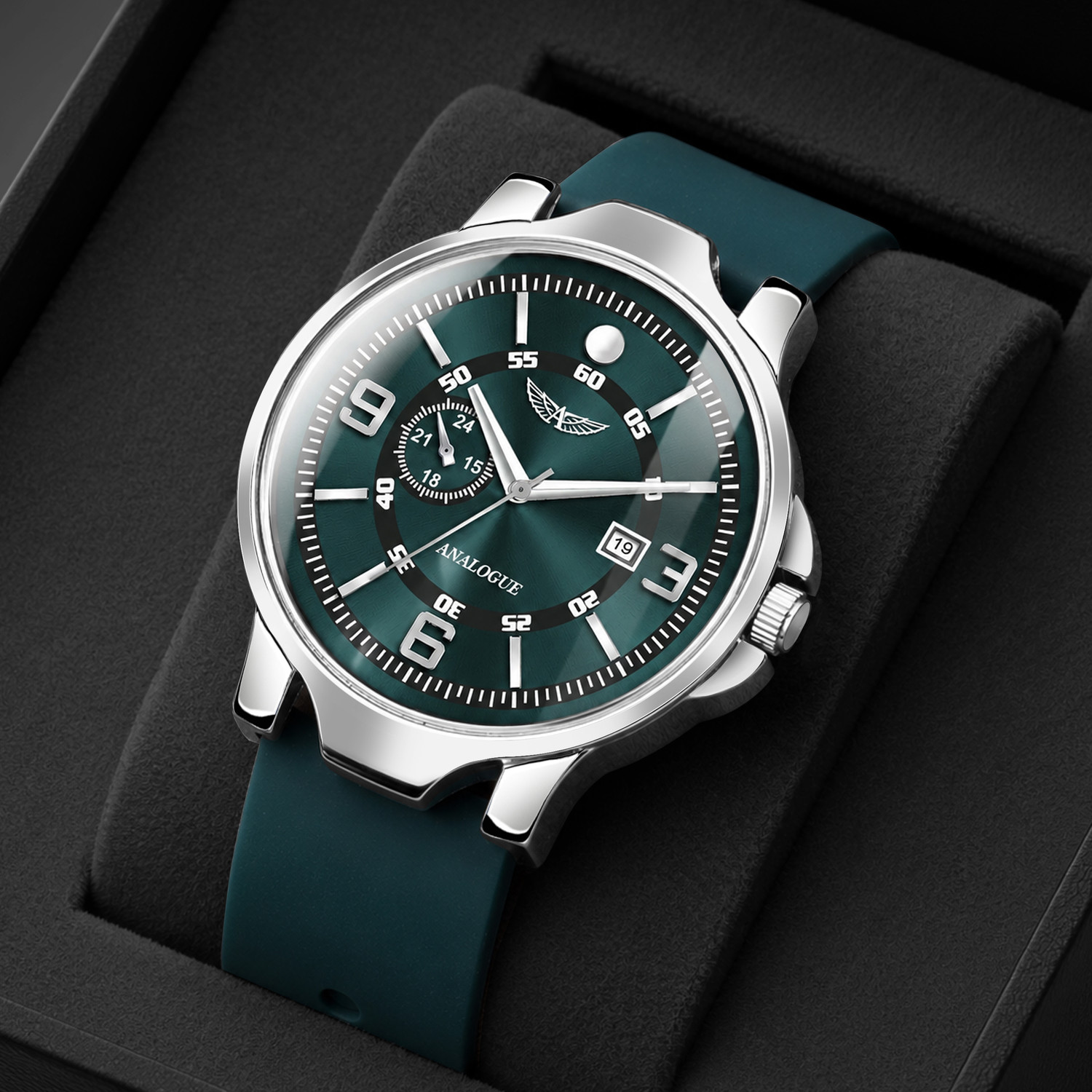 Image of Kitcone Analog Watch - For Men MENS WATCHES WATCHES FOR MENS LATEST STYLISH GOLDEN METAL DIAMOND STUDDED -dmj1