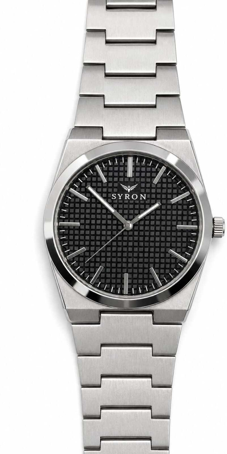 SYRON PRX Series Analog Watch for Men - Black - Image 1