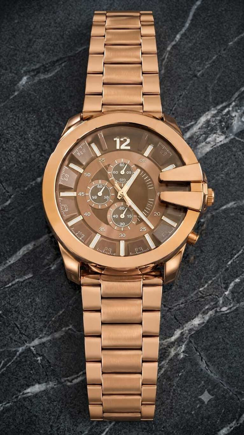 Image of GLOWVITY Analog Watch - For Men ELEGANT BROWN DIAL ANALOG WATCH FOR MEN-08