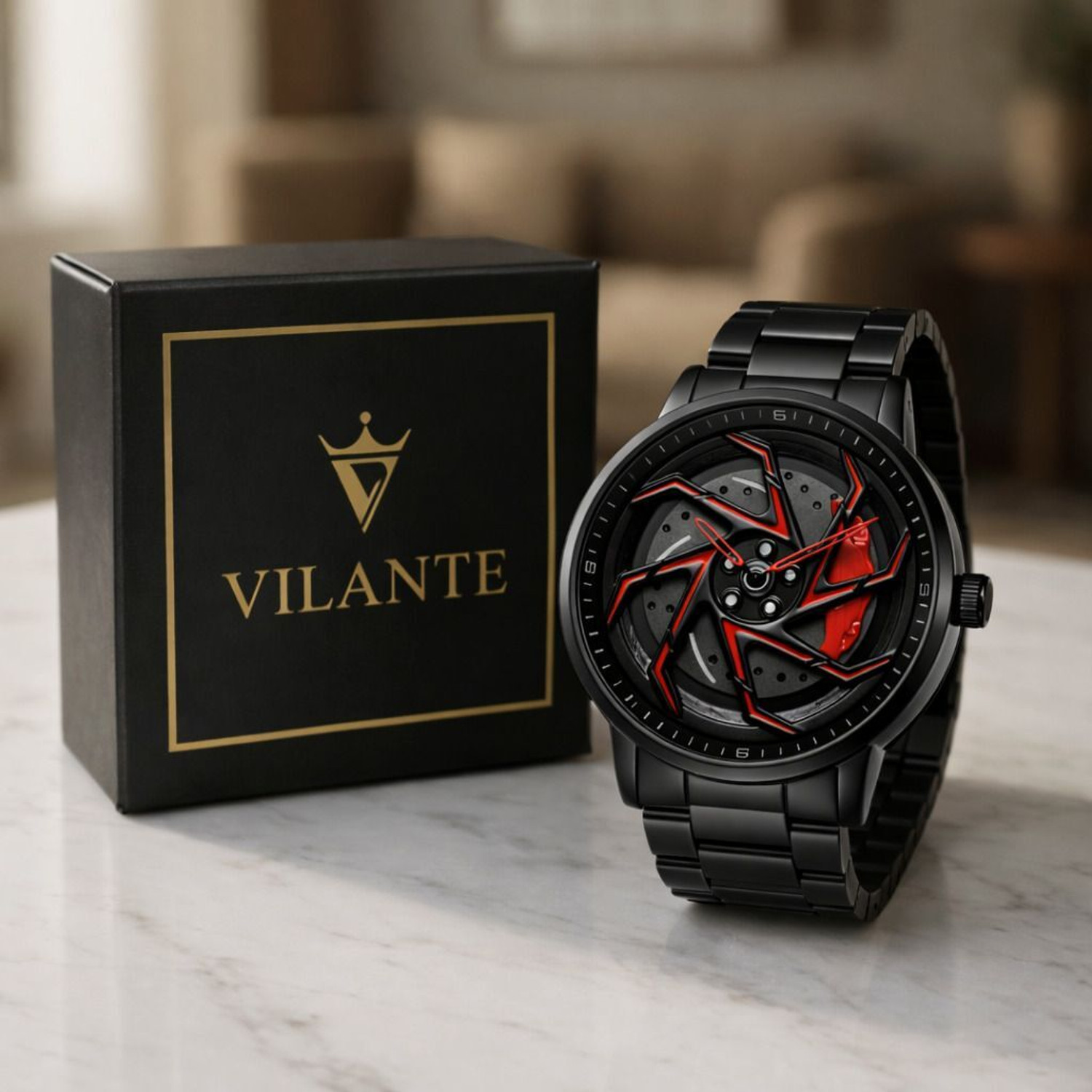 Image of Roman Star Analog Watch - For Men RS-1457