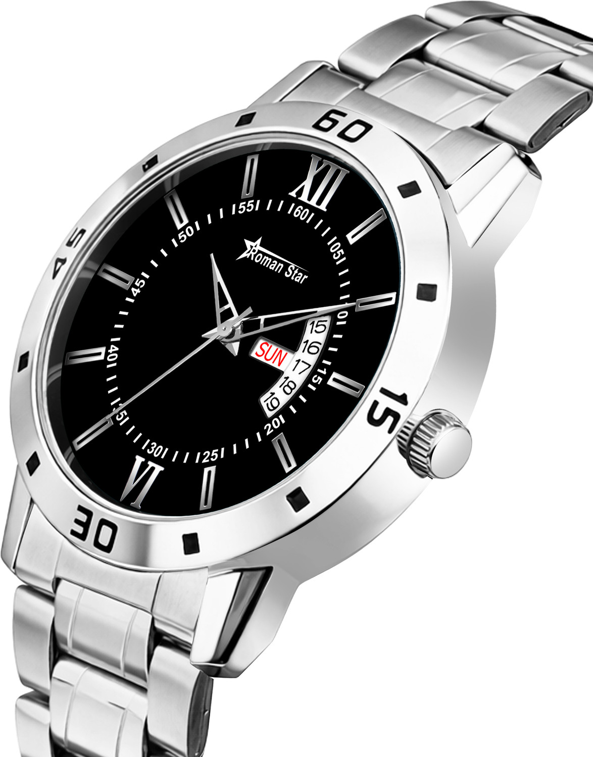 Image of Roman Star Analog Watch - For Men RS-1457