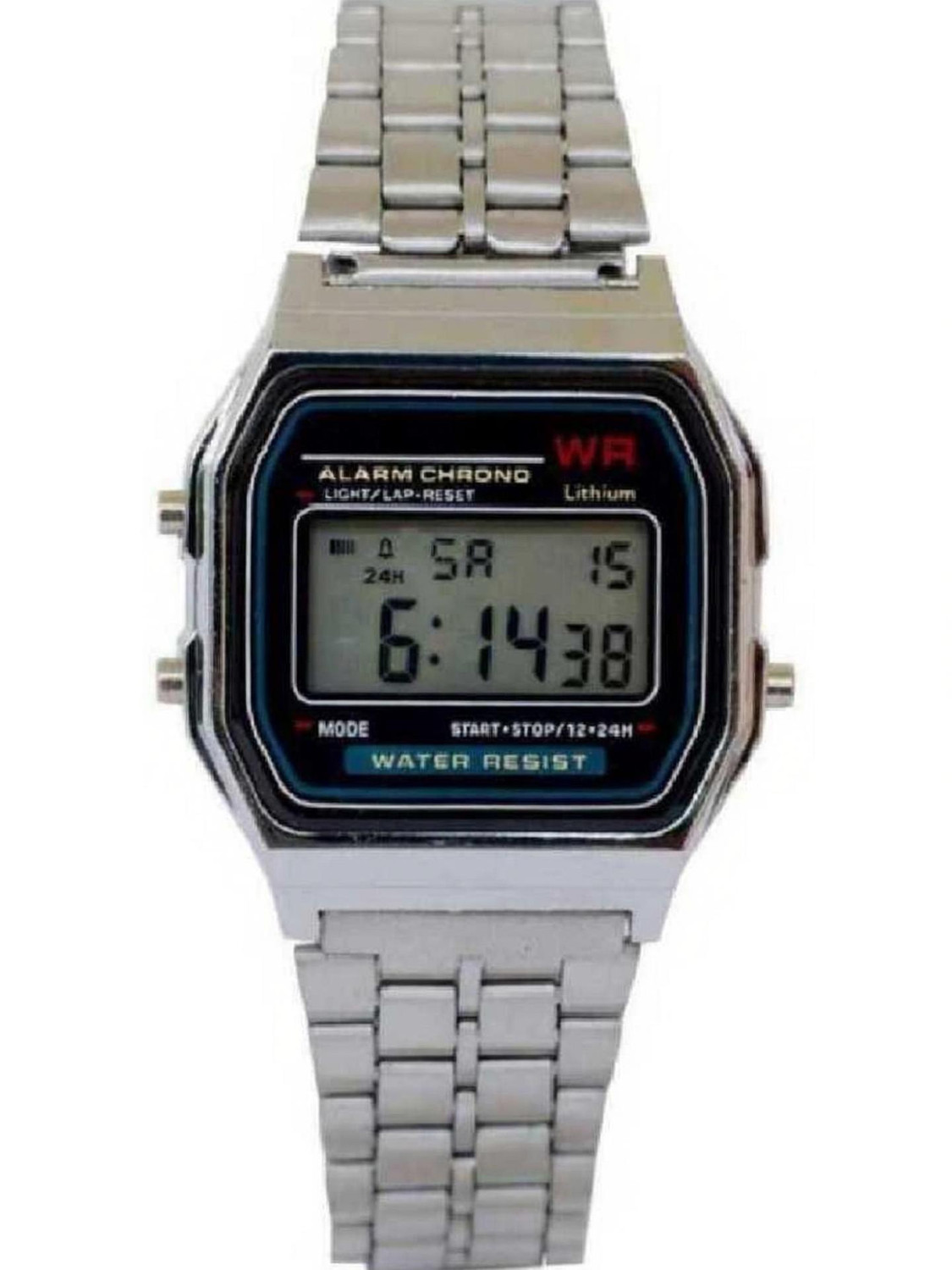 Image of Likezora Classic Black Digital Sports Watch with Alarm, Day-Date Display & 12 /24H Boys Digital Watch - For Boys & Girls SPRT-DIGI-1130-BLK