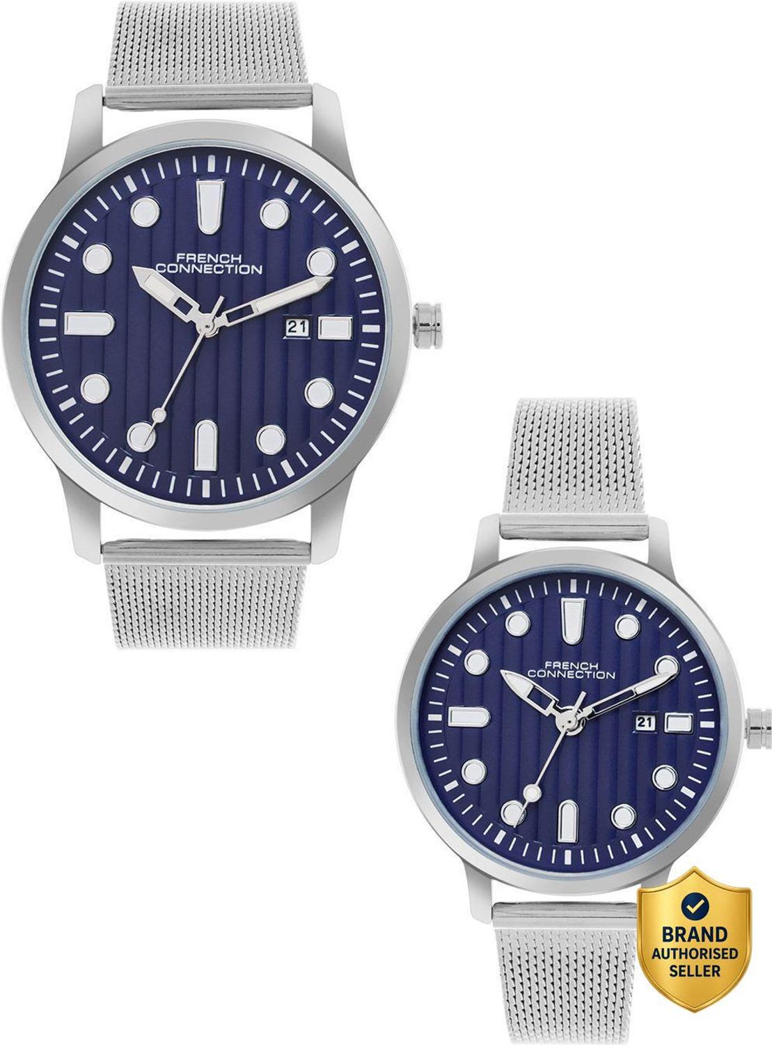 Image of JARAGAR Luxury Unisex Genuine Men Mechanical Automatic White 3D dial Diamond Blue Hands 24 Hour Week Date Wrist Analog Watch - For Men & Women JAG6348