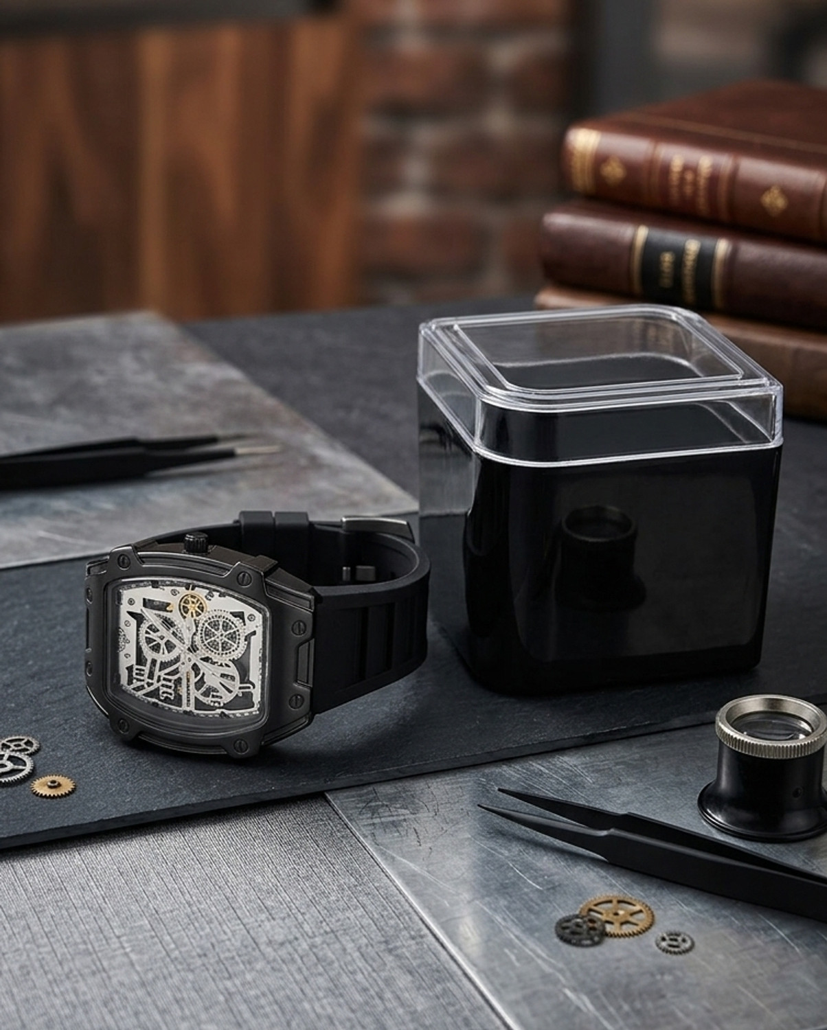 Image of Fancytown Fommy watch Analog Watch - For Men Black premium phantom watch