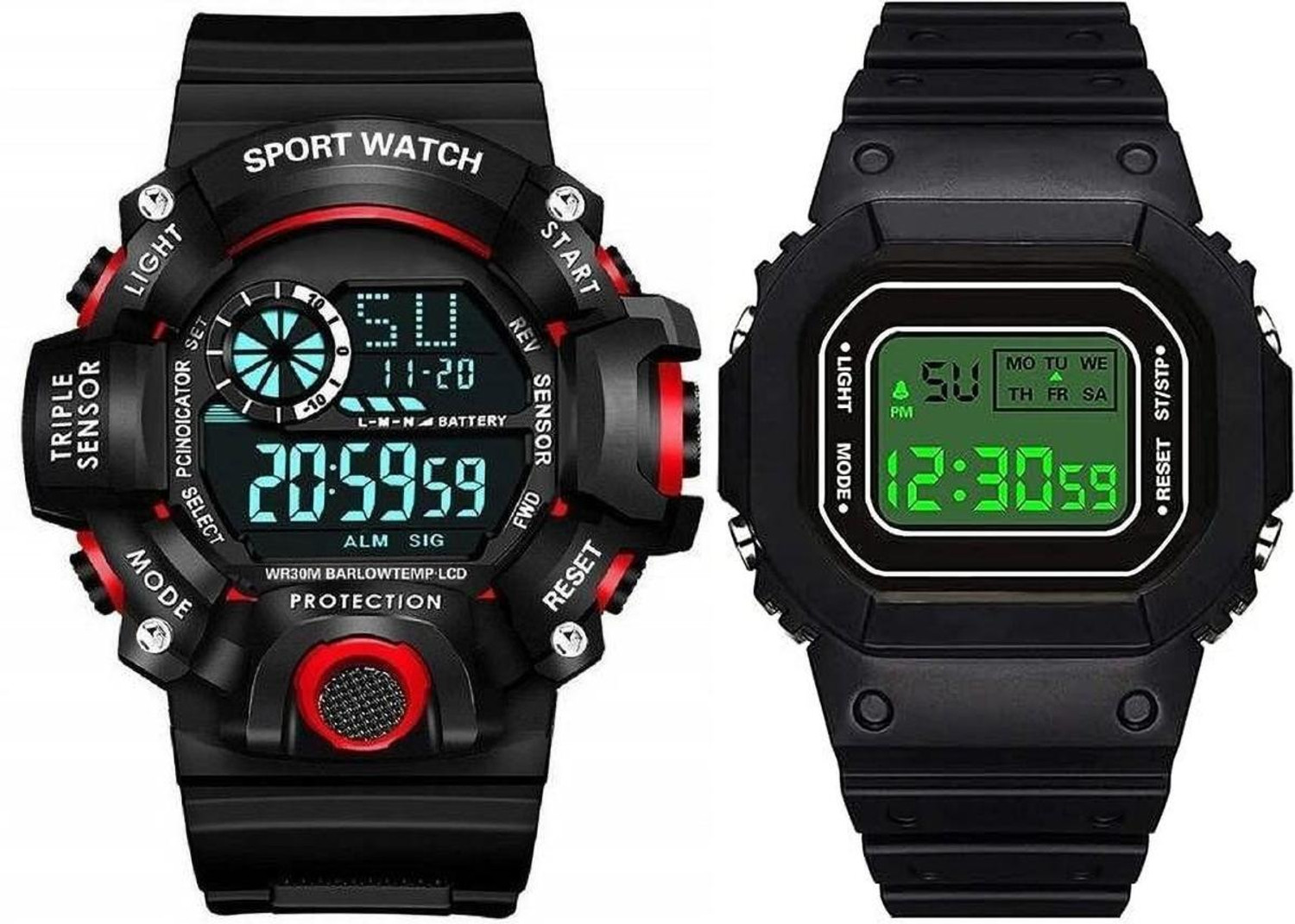 Image of KHANDERAYA Digital Watch - For Men & Women Flip-SilverWRgasio-TK010