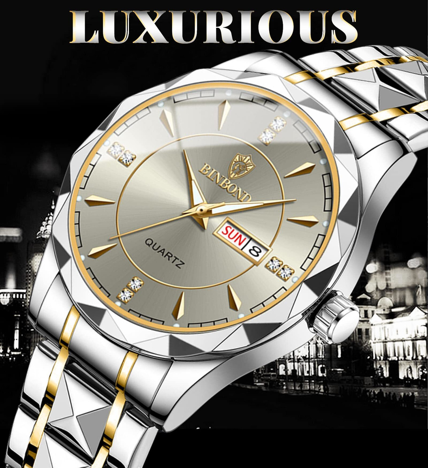 Image of Forsining Analog Watch - For Men Quartz
