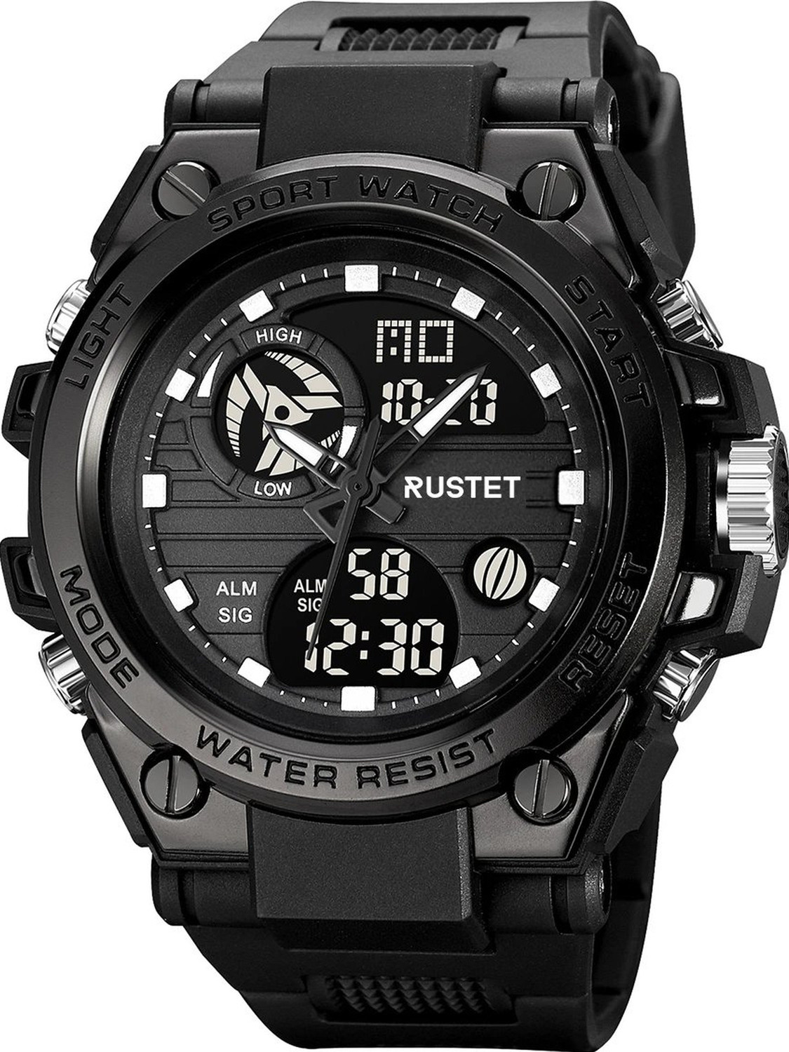 Image of Harbor High-tech analog-digital watch for men Analog-Digital Watch - For Men World time watch with analog-digital display, built for active lifestyles