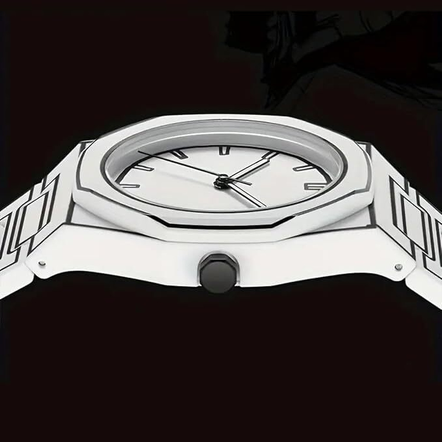 Image of TAOSTRY Aura black Analog Watch SABR Premium Analog Series Watch Analog Watch - For Men & Women Aura Premium Men White Wrist Waterproof Lightweight Men Watch