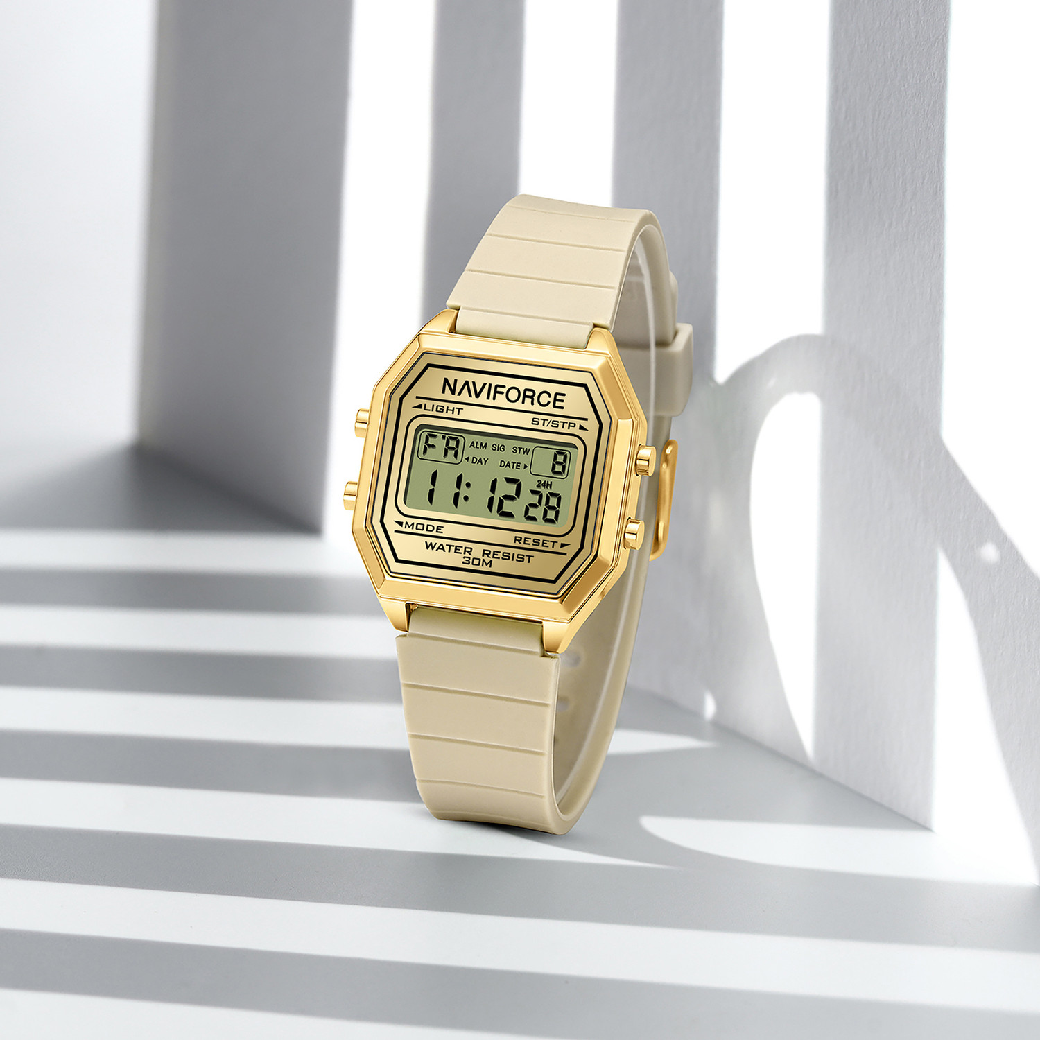 Image of NAVIFORCE Digital Watch - For Women NF5063T Digital Retro