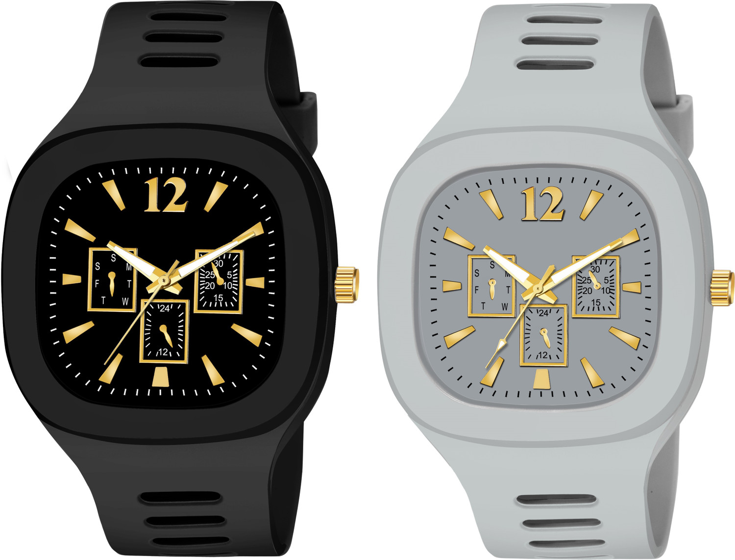 Image of Roman Star Analog Watch - For Men RS-1457