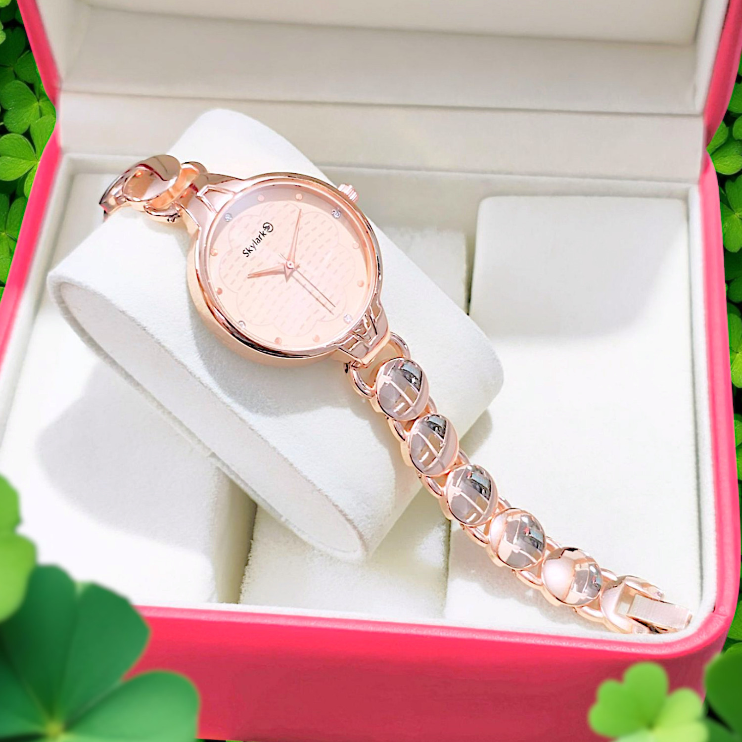 Image of SPARKPLUG Gold D03 bracelet girls analog watch Analog Watch - For Girls GOLDEN01