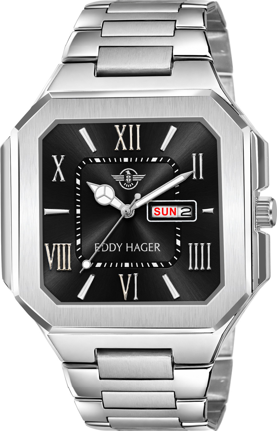 Image of sapre.pro Leather strap Analog-Digital Watch - For Men Watch Black /Silver