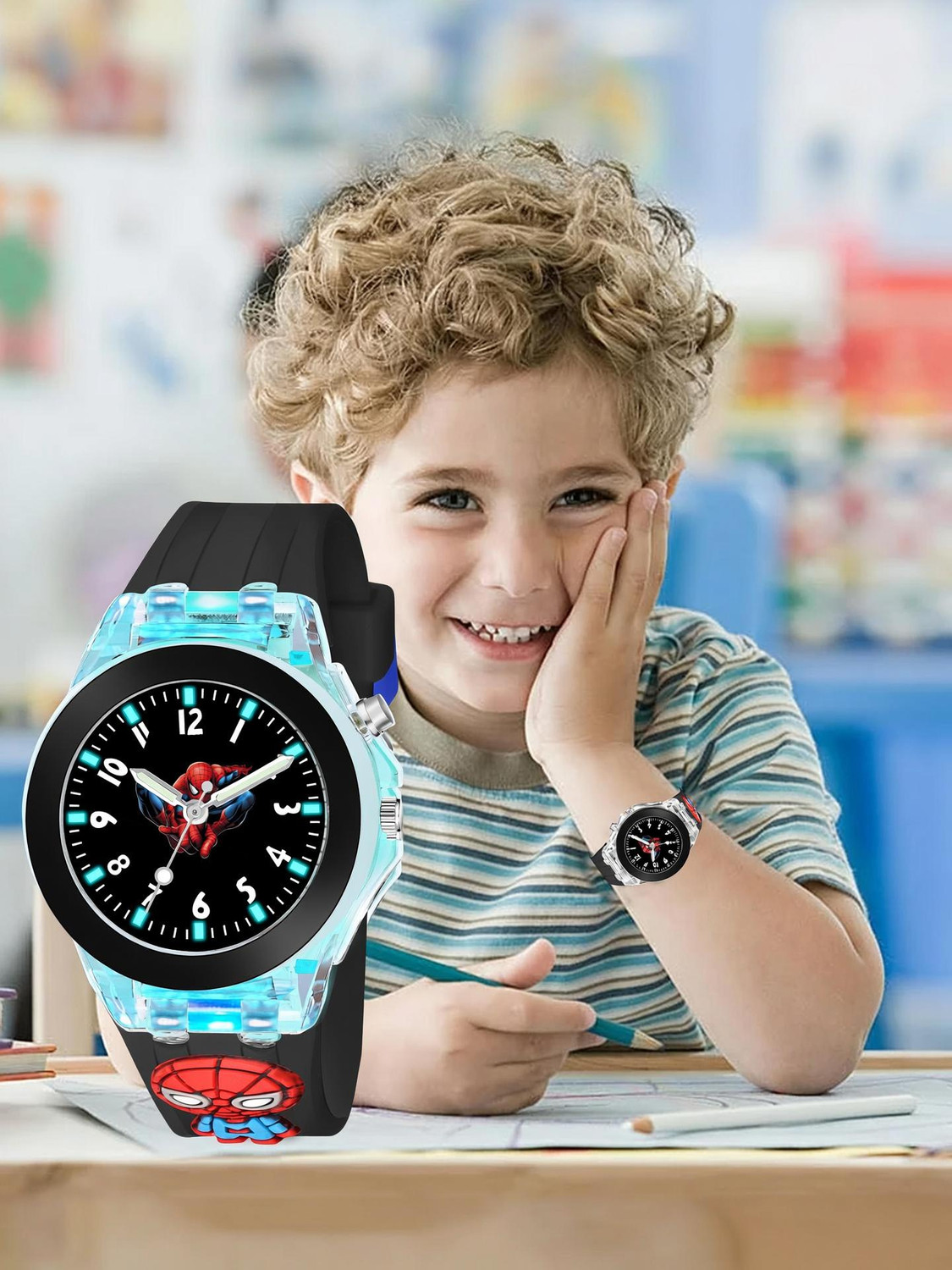 Image of MVS Digital Kid's watch| Date & Month Display Digital Watch - For Boys & Girls LED Digital Watch