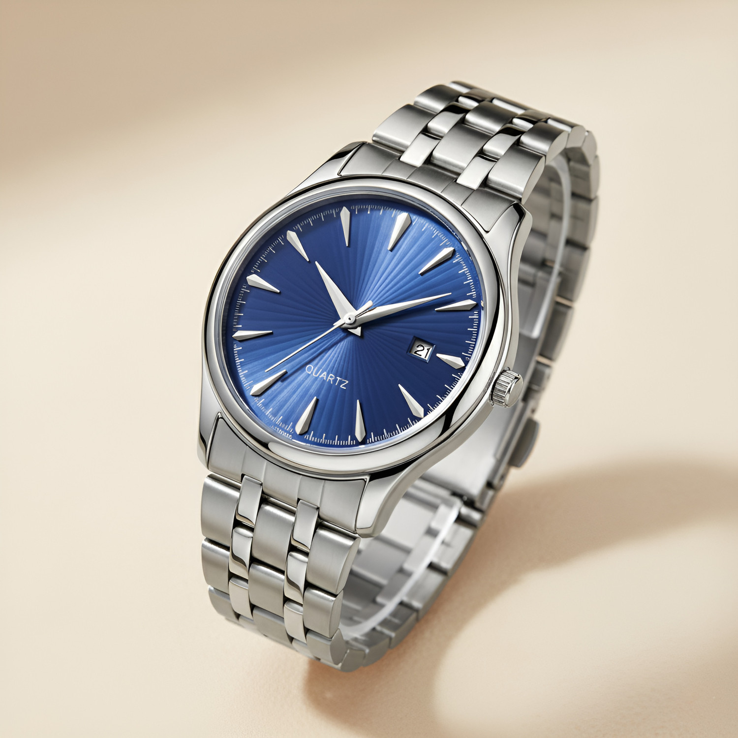 Ruhi Men's Blue Classic Dial Watch 172 - Image 1