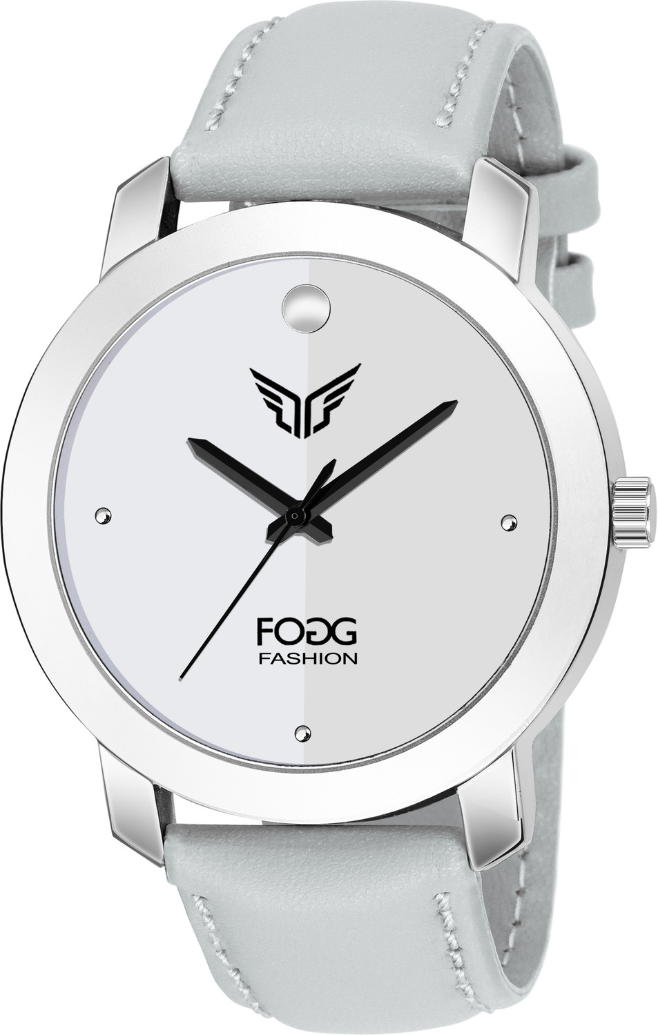 Fogg 1195-WH White Unique Analog Watch – For Men