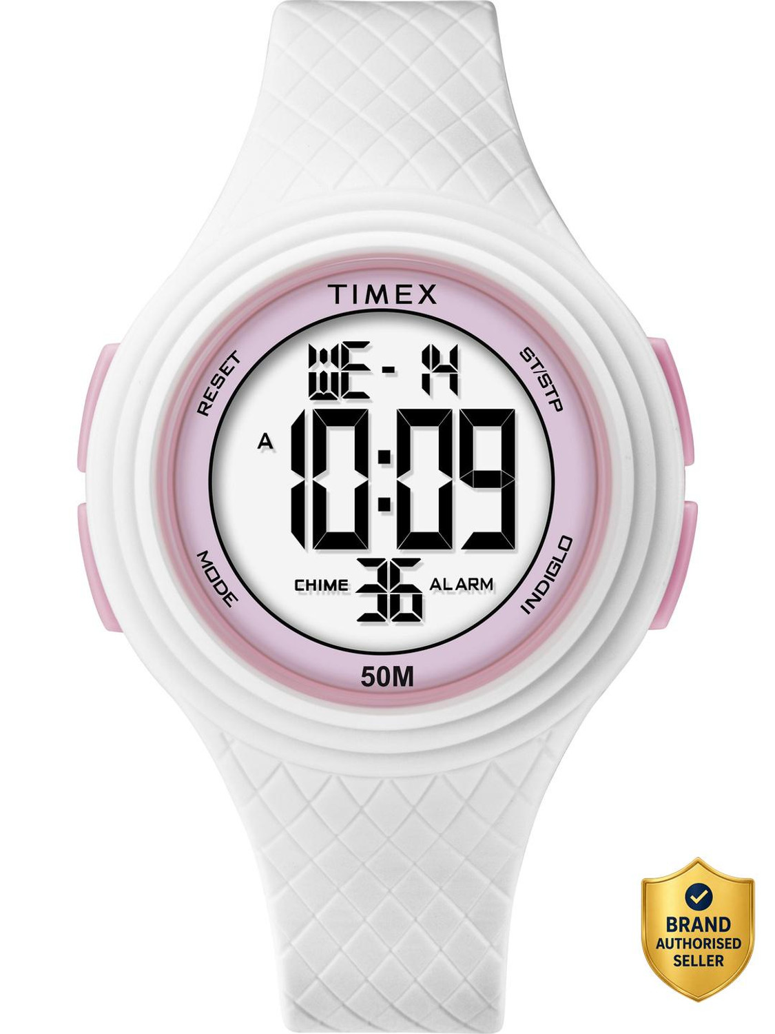 Image of TIMEX Round 40mm Silver Dial Analog Watch - For Women TW5M41900JQ
