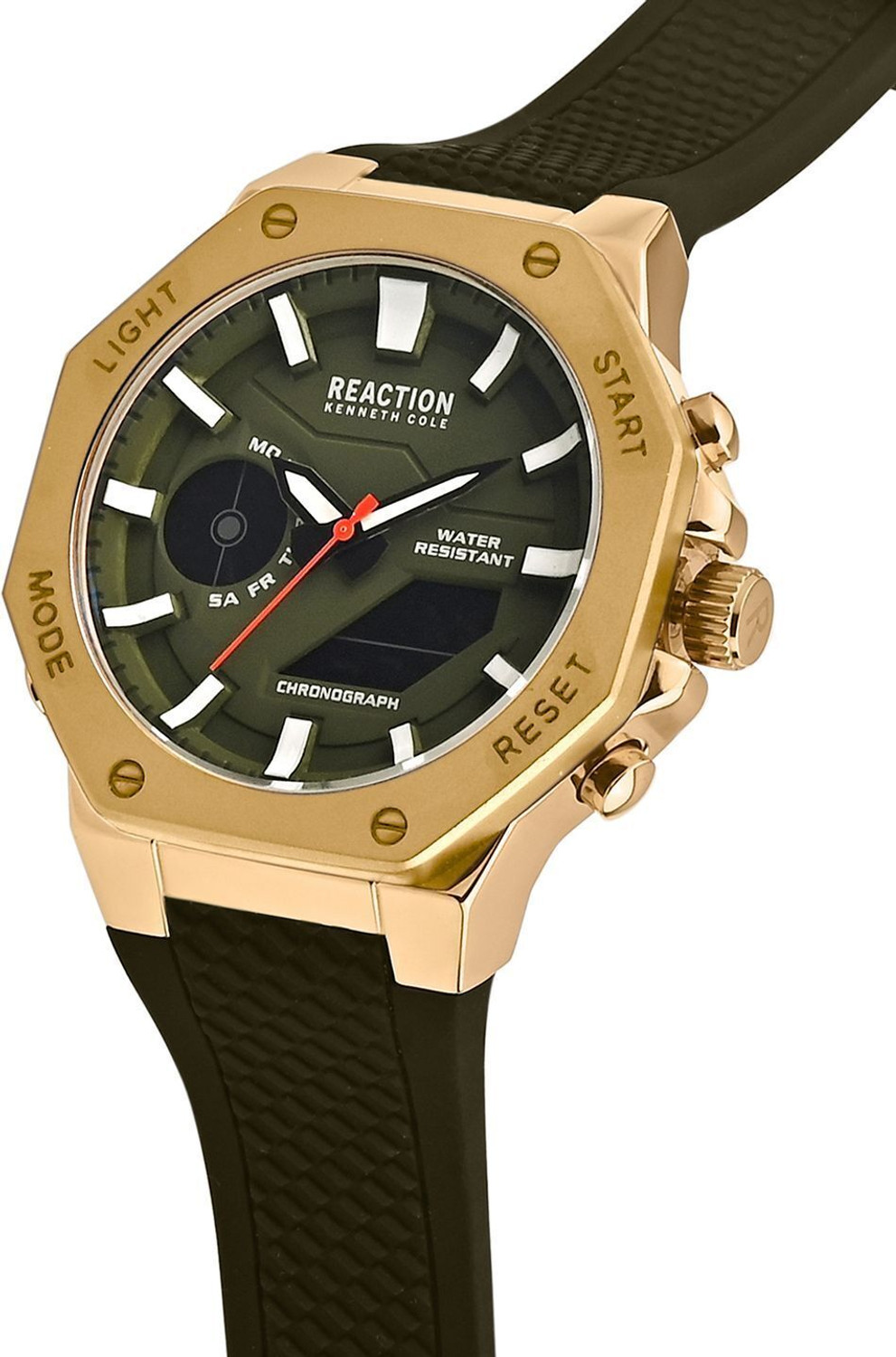 Image of Kenneth Cole Reaction Digi-Analog Men's Green Dial Watch Analog-Digital Watch - For Men KRWGP0069106