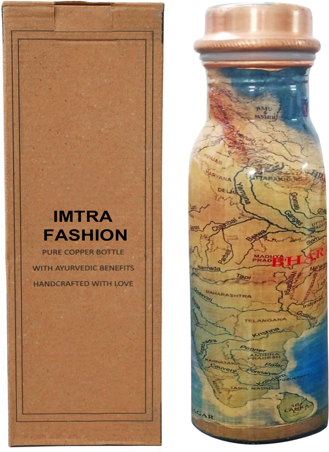 Image of WATER BOTTLE 2 500 ml (Brown)
