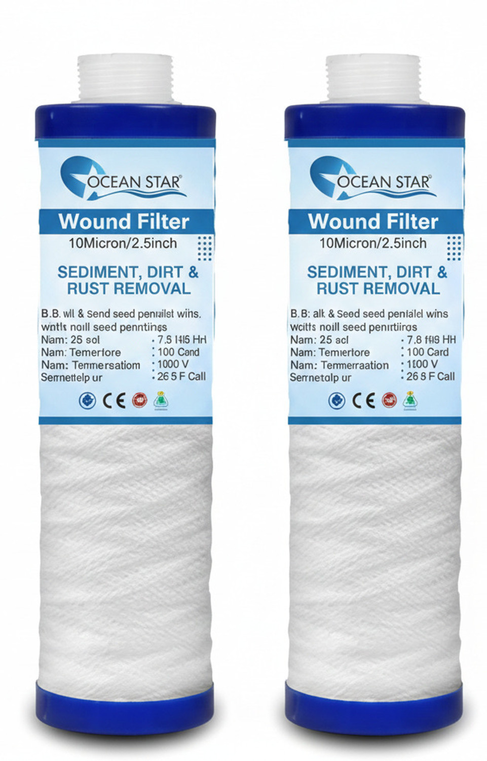 Image of EUREKA FORBES AQUAGUARD CANDAL Pre Filter Cartridge Solid Filter Cartridge (5, Pack of 2)