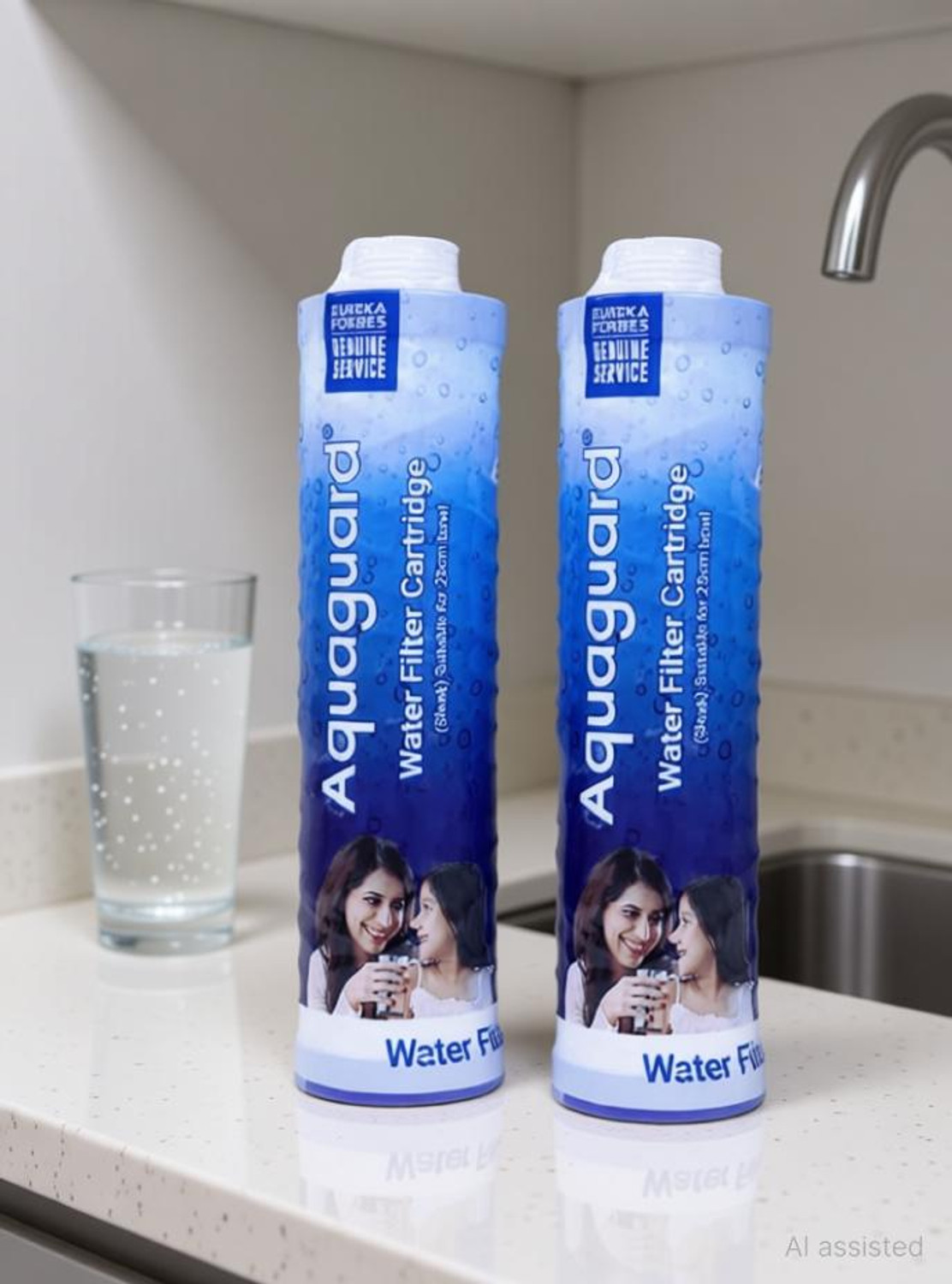 Image of EUREKA FORBES AQUAGUARD CANDAL Pre Filter Cartridge Solid Filter Cartridge (5, Pack of 2)