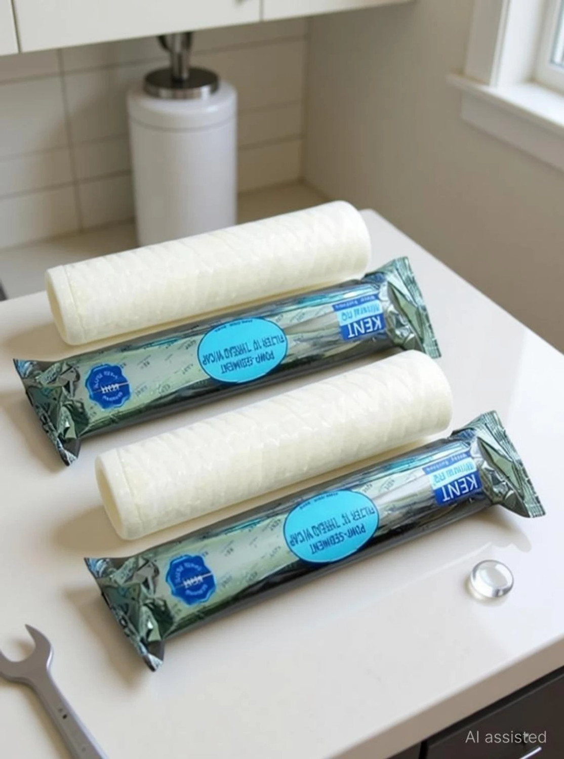 Image of KENT RO Compatible Sediment Water Filter Cartridge String Filter Cartridge (5 Micron, Pack of 2)