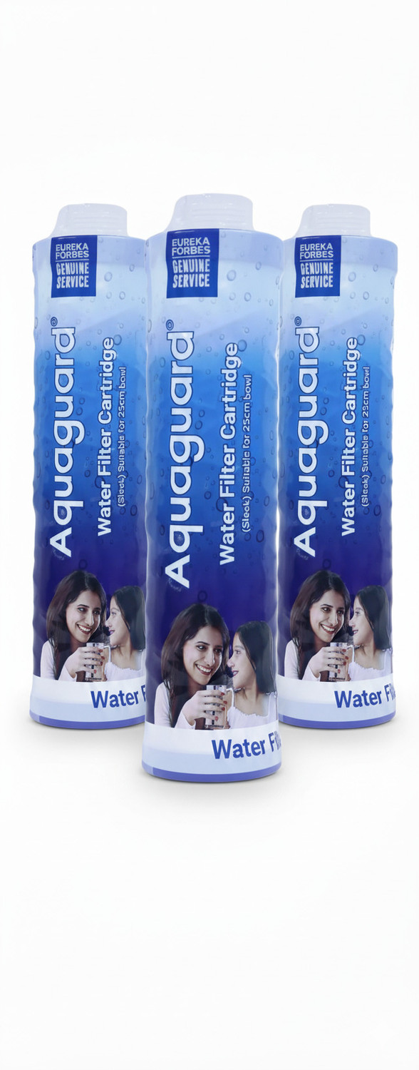 Image of ShopsOwn AQUAGUARD ORIGINAL KIT FOR white plastic,with Sediment Filter,Carben filter S25 Solid Filter Cartridge (9, Pack of 1)