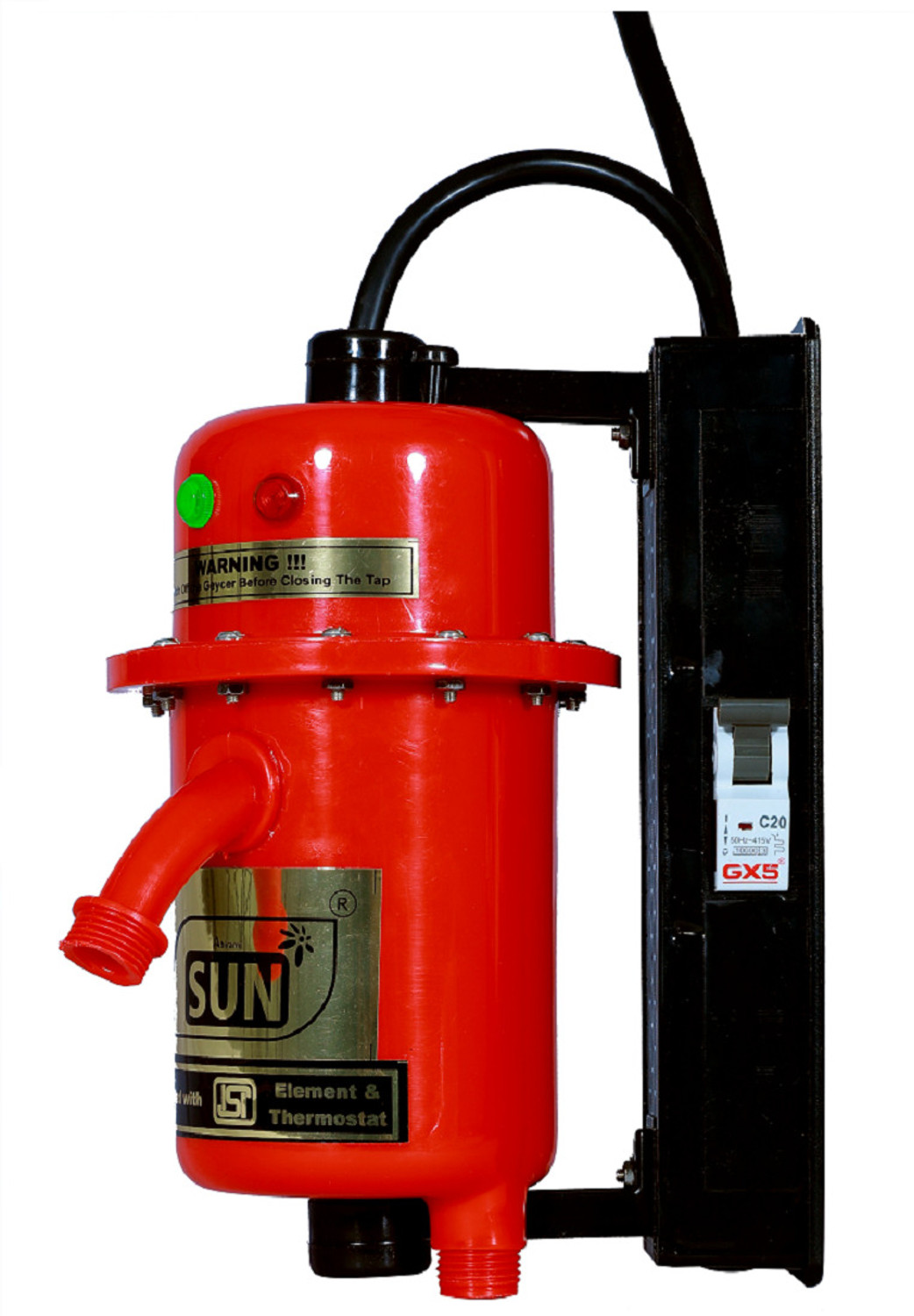 Image of RYT 1 L Instant Water Geyser (1 Ltr. Portable Instant Water Geyser with Installation Kit, Green) (Green)