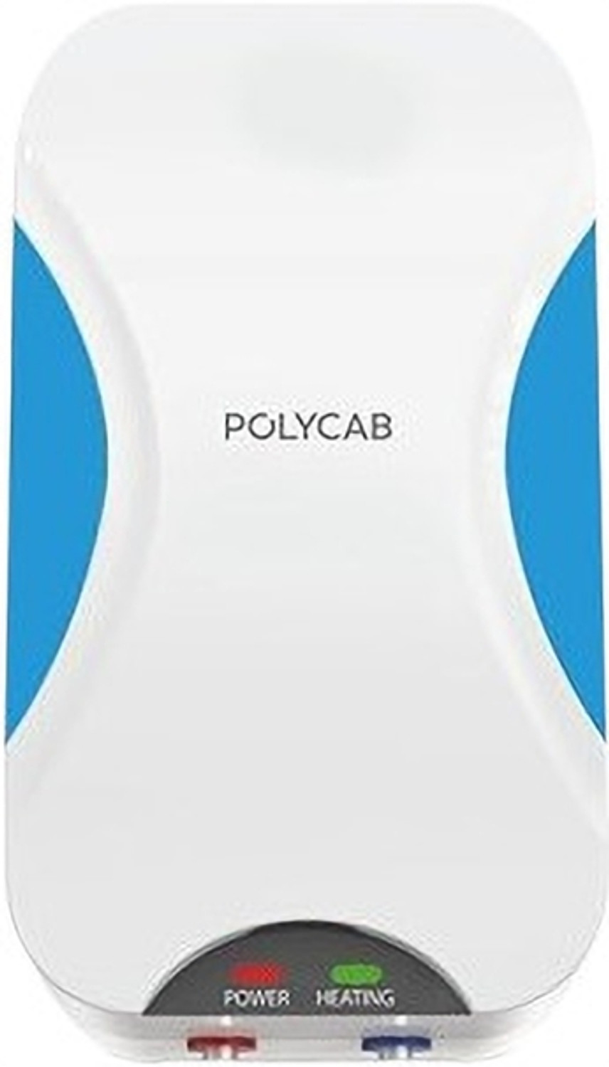 Image of Polycab 3 L Instant Water Geyser (Intenso, White and Blue) (White and Blue)